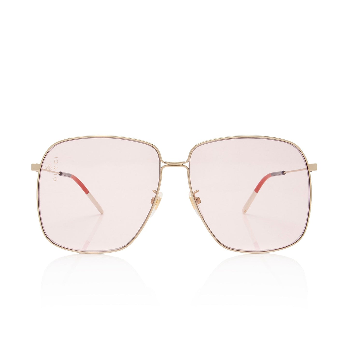 Gucci Oversize Square Sunglasses SHF-xZzZPF Gold Accessory