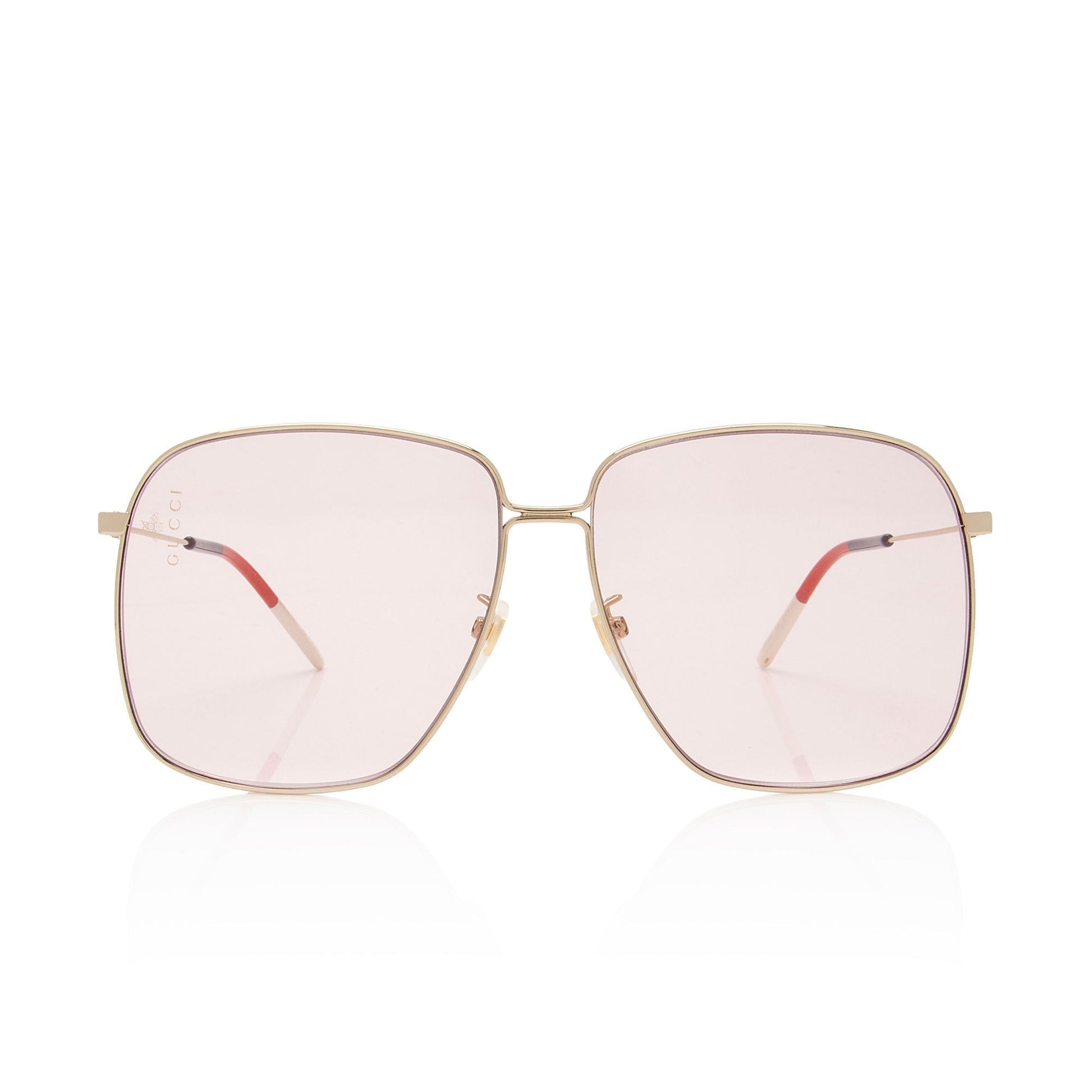 Gucci Oversize Square Sunglasses SHF-xZzZPF Gold Accessory
