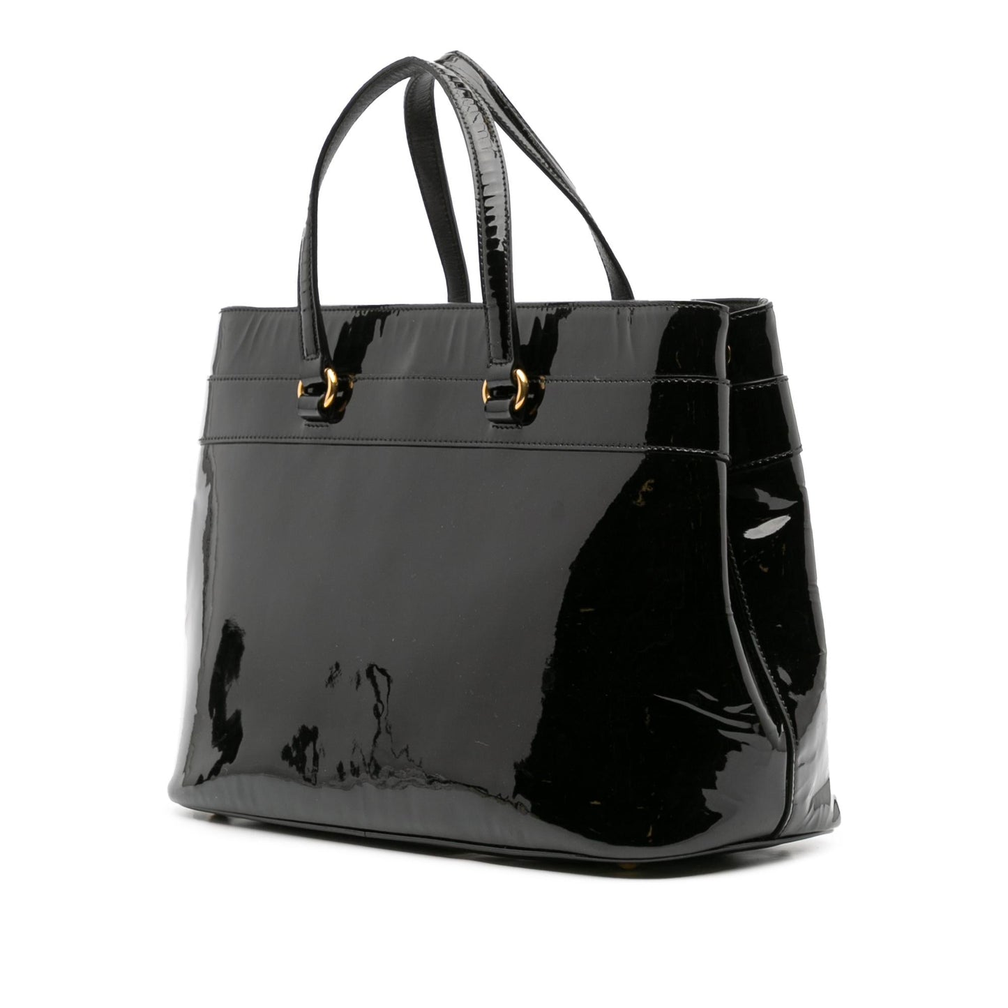 Gucci Bright Bit Patent Travel Bag