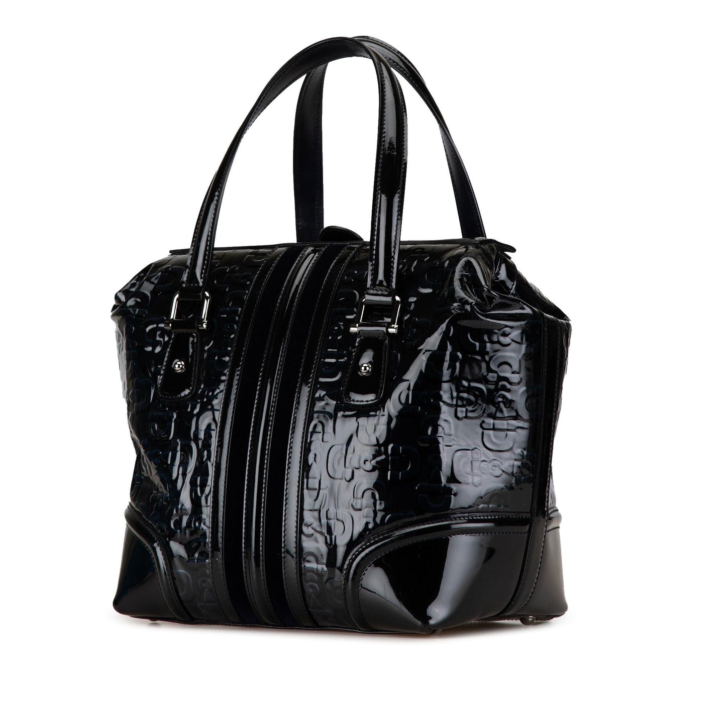 Gucci Horsebit Treasure SHG-RRhddh Leather Patent Black Satchel Bag