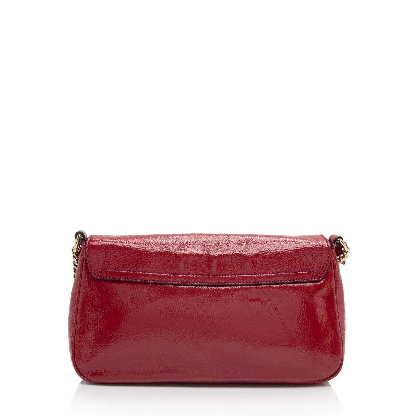 Gucci Soho Flap SHF-V6tPqW Leather Suede Patent Pink Crossbody Bag