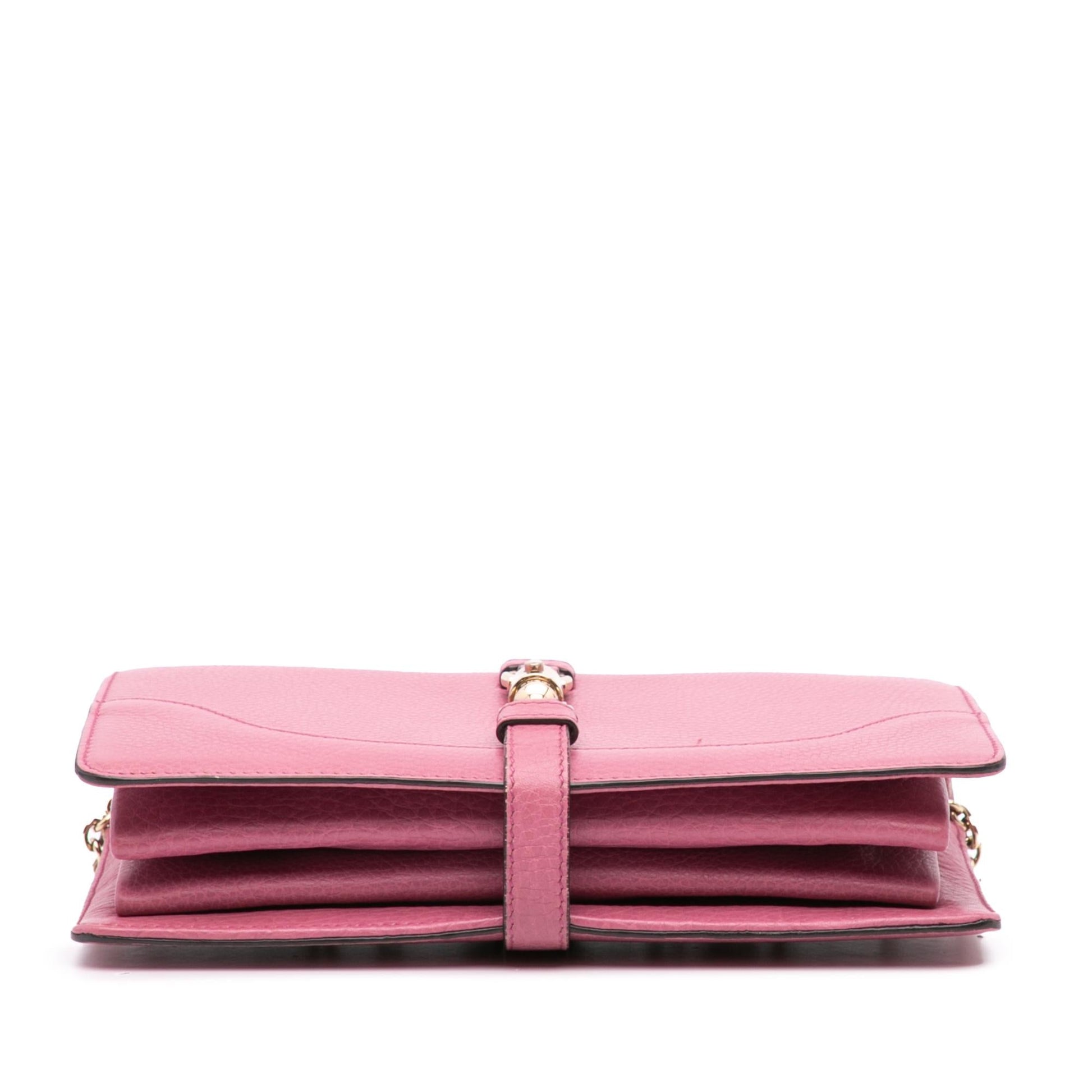 Gucci Pebbled Piston Broadway Evening Calf Calfskin Pink Shoulder Bag Bag 2
