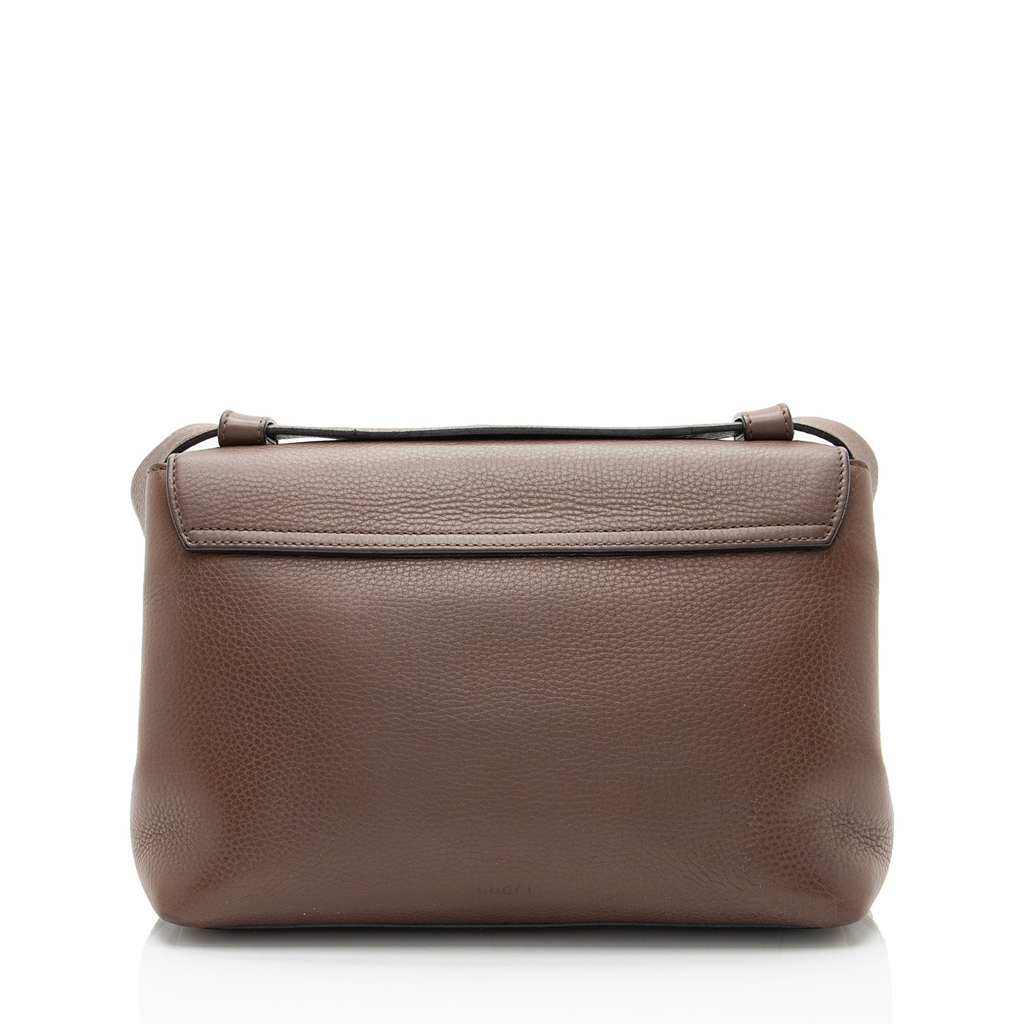 Gucci Pebbled GG Marmont SHF-h48Iia Leather Brown Shoulder Bag