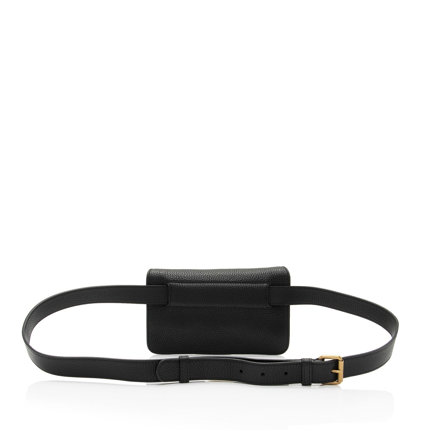 Gucci Pebbled Soho Belt SHF-Q9D7sL Leather Black Flap Accessory