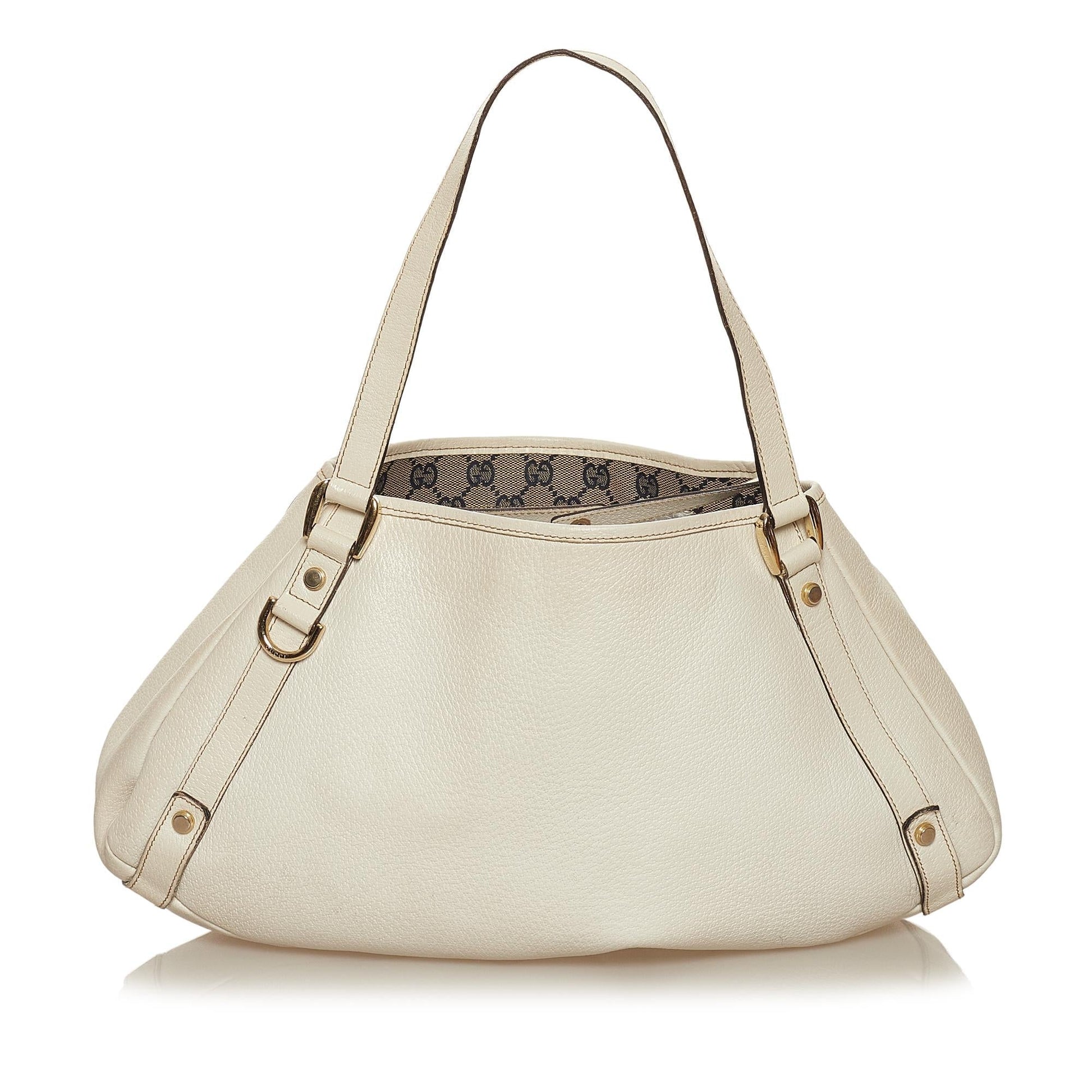 Gucci Pelham SHG Leather Calf White Shoulder Bag 7