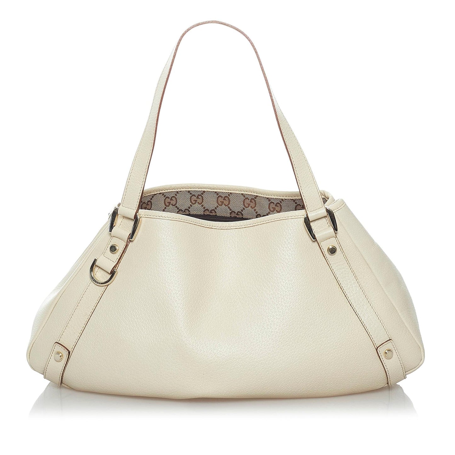 Gucci Pelham SHG Leather Calf White Shoulder Bag 8