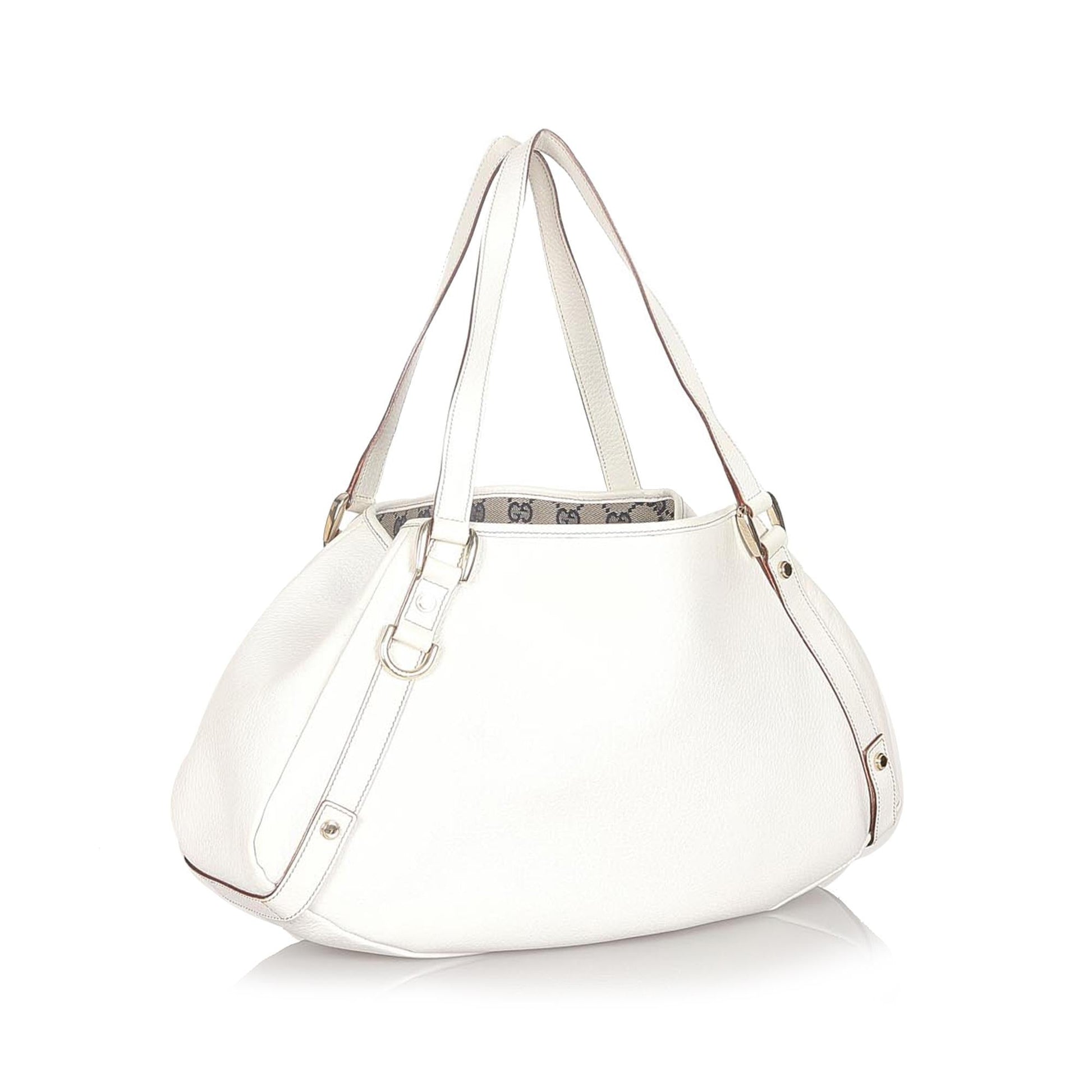 Gucci Pelham SHG Leather Calf White Shoulder Bag 9