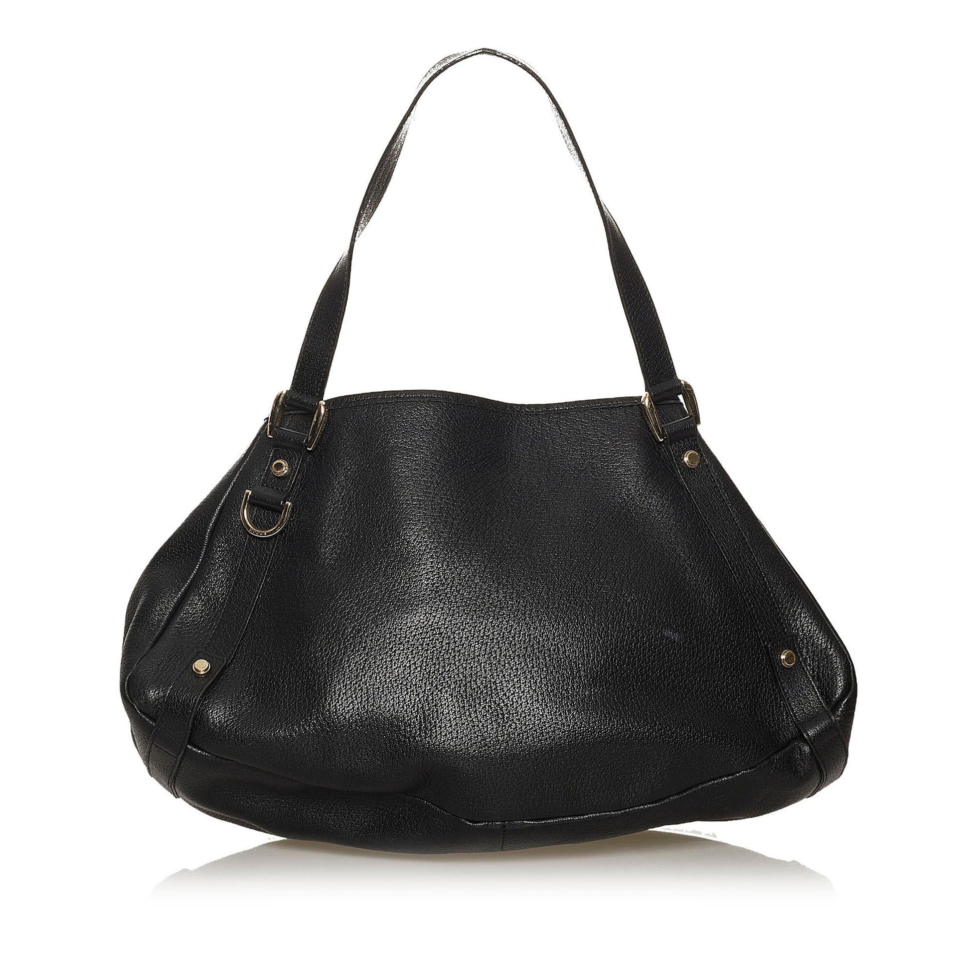 Gucci Pelham SHG Leather Calf Black Tote Bag