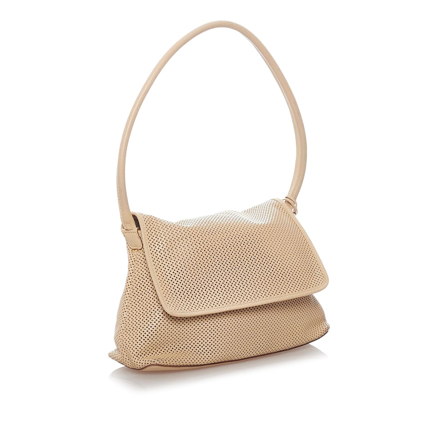 Gucci Perforated SHG Leather Calf Brown Shoulder Bag