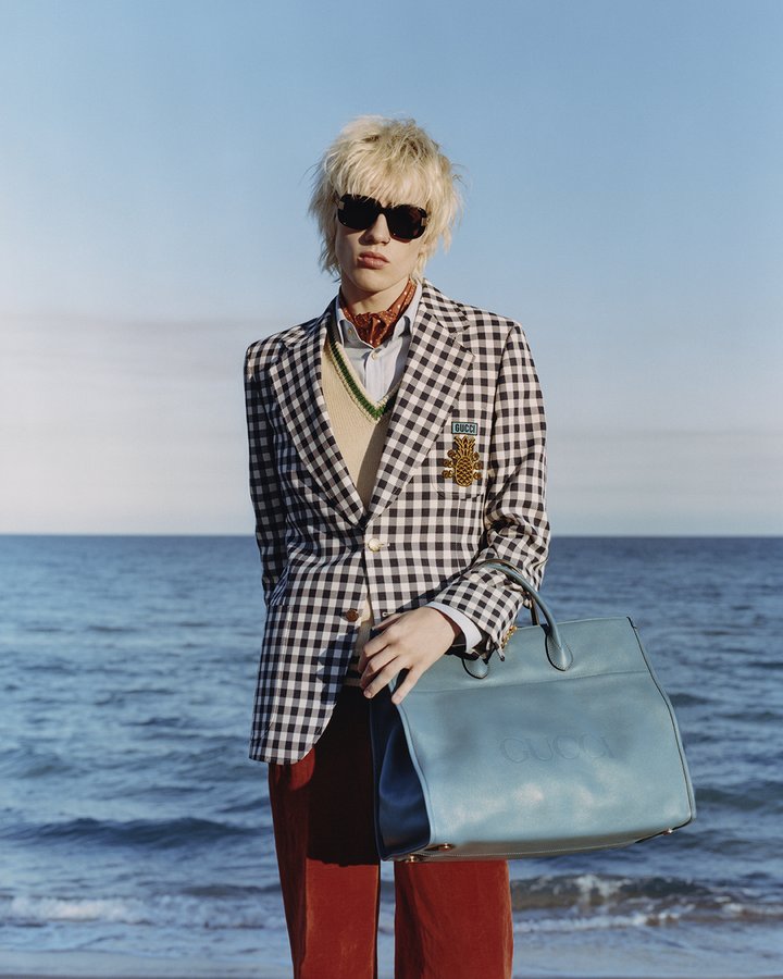 Gucci MICHEL GINGHAM CHECK BLAZER Accessory