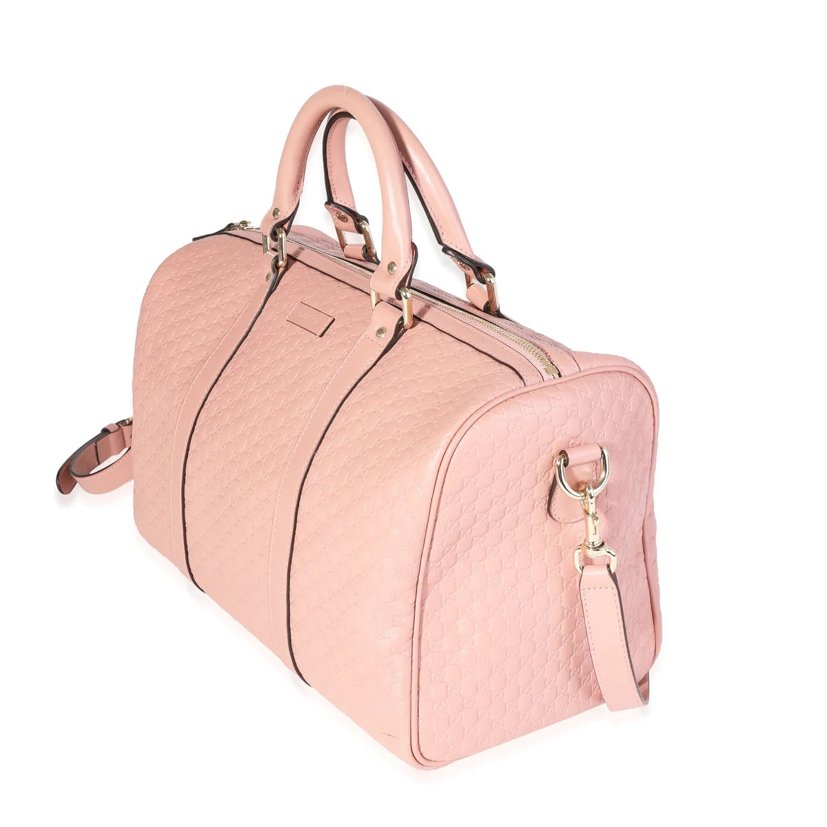Gucci MICRO BOSTON Leather Travel Bag