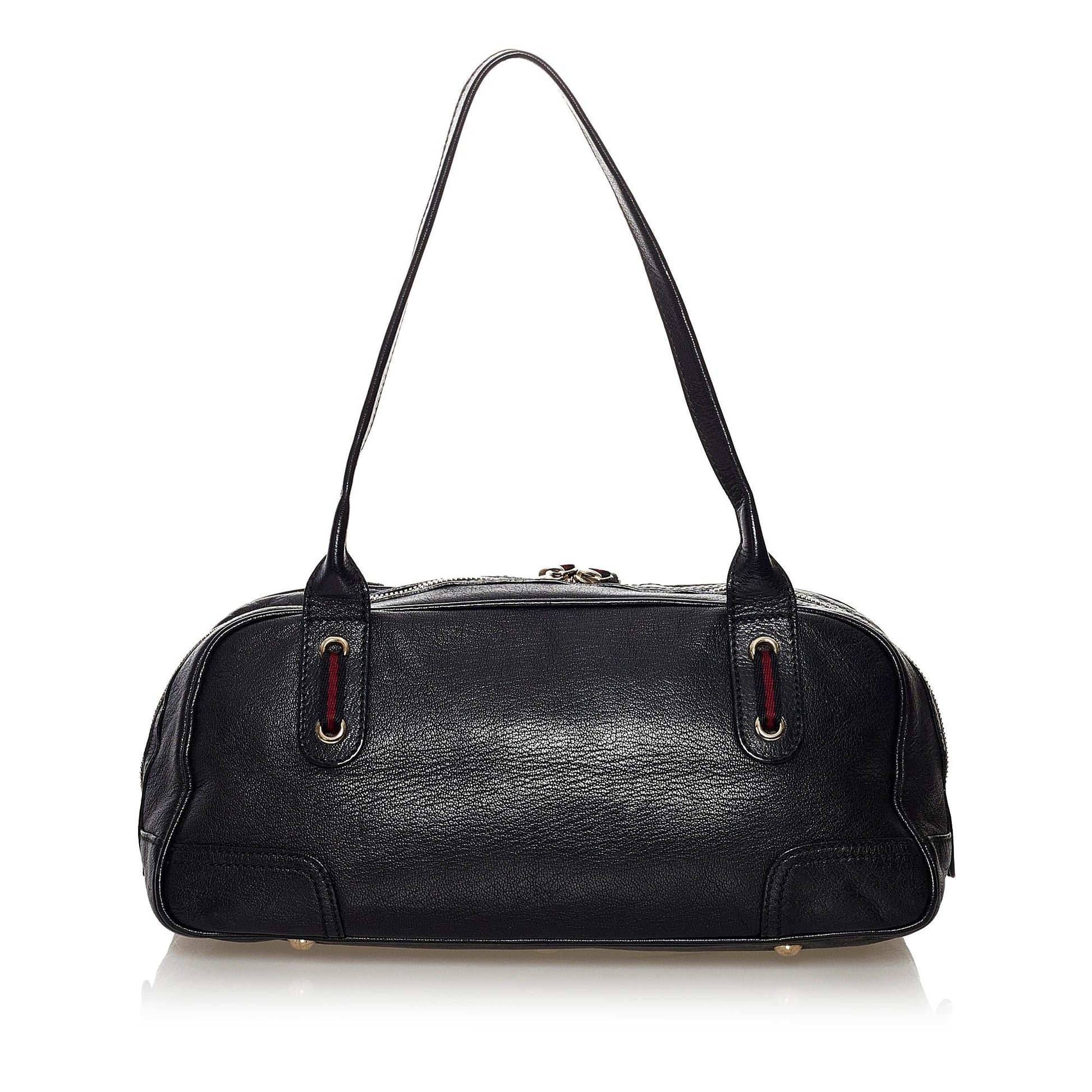 Gucci Princy SHG Leather Calf Black Shoulder Bag
