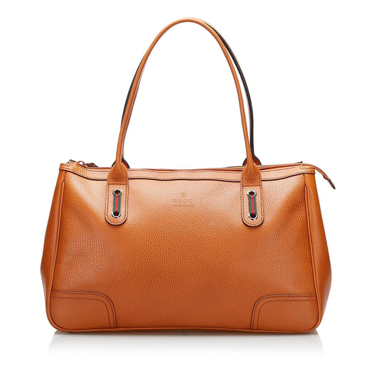 Gucci Princy SHG-U3J9Ml Leather Calf Brown Shoulder Bag