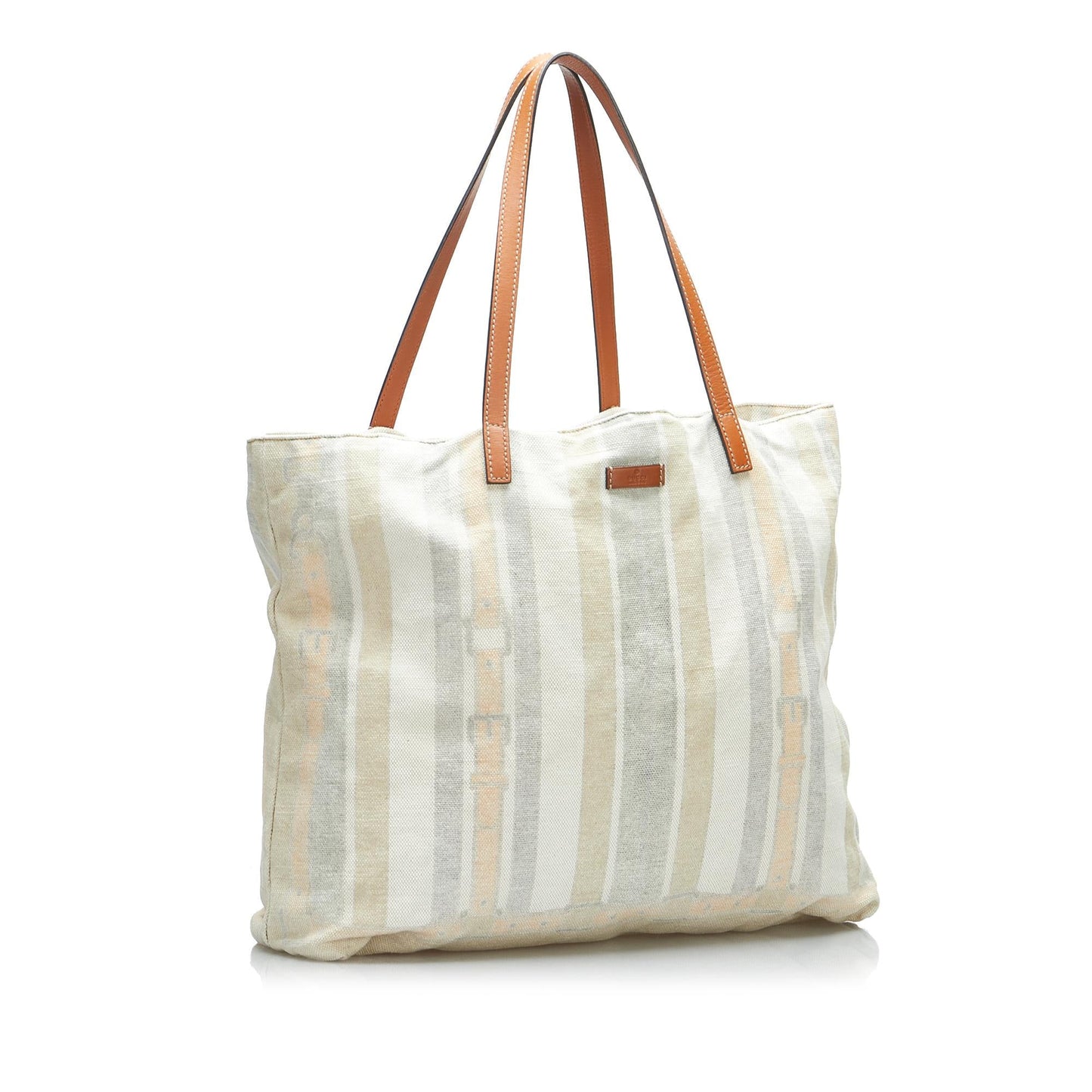 Gucci Printed SHG-YkeO0d Canvas Calf Tote Bag