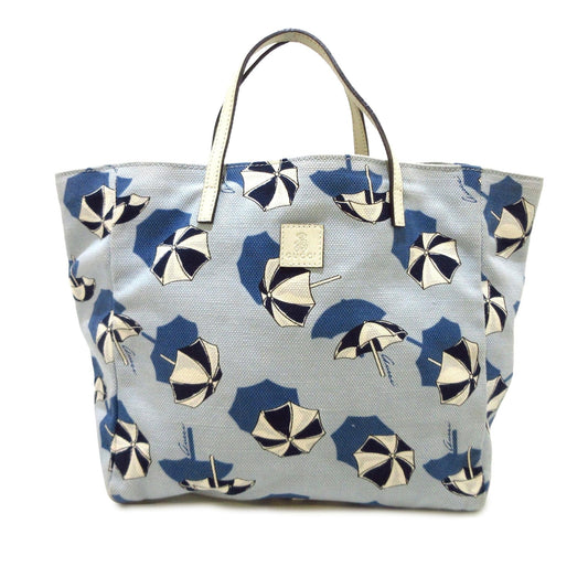 Gucci Printed SHG-Ff6P1n Canvas Calf White Blue Tote Bag