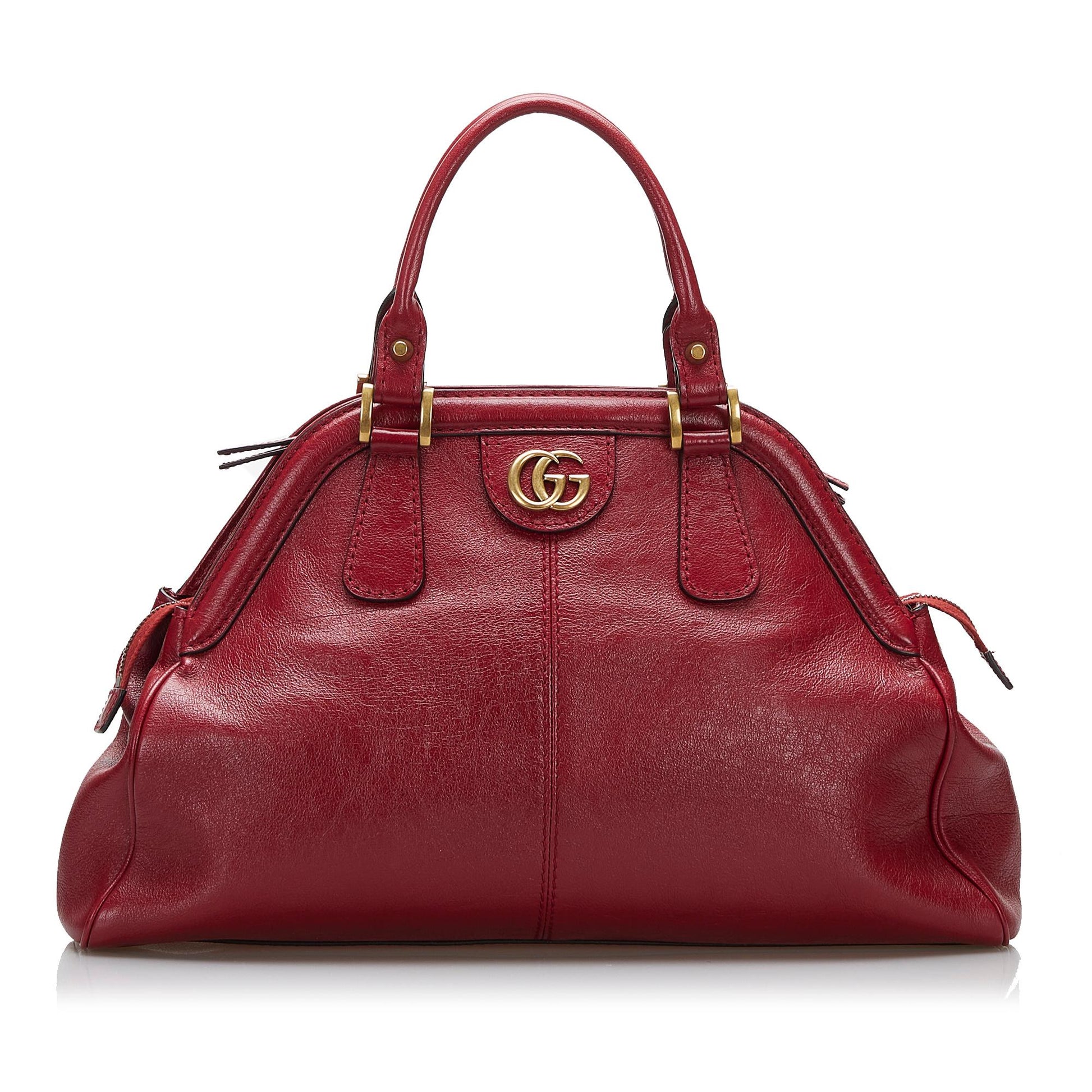 Gucci Re belle SHG-yfPWFT Calf Red Satchel Bag