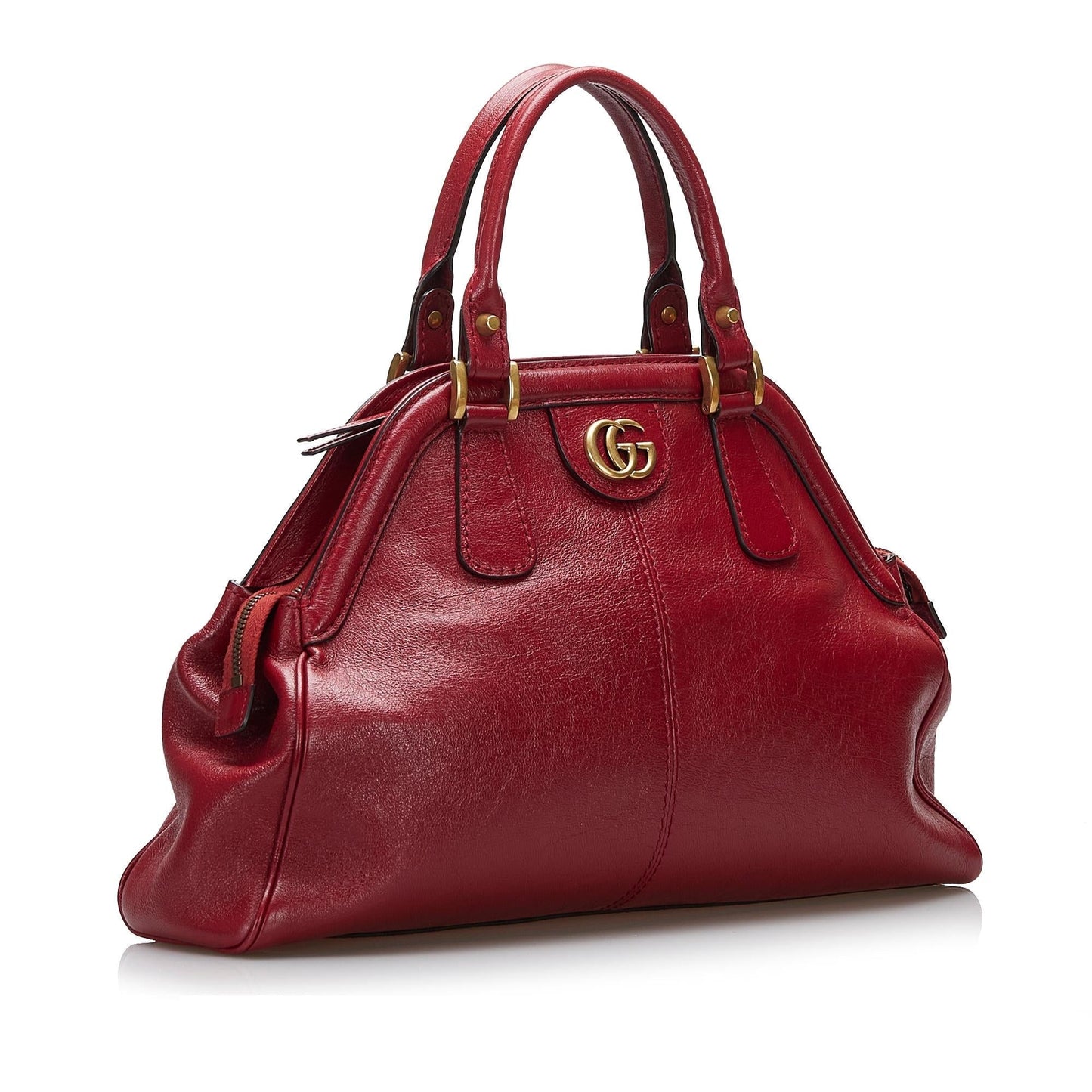 Gucci Re belle SHG-yfPWFT Calf Red Satchel Bag