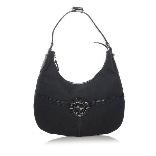 Gucci Reins SHG Canvas Black Shoulder Bag 3