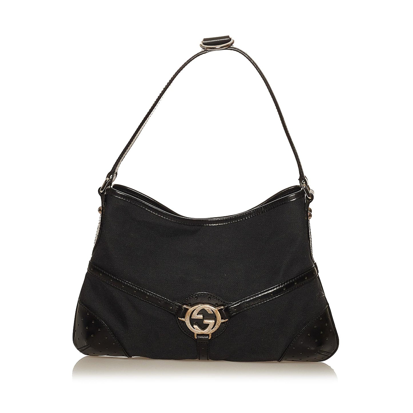 Gucci Reins SHG Canvas Black Shoulder Bag 4