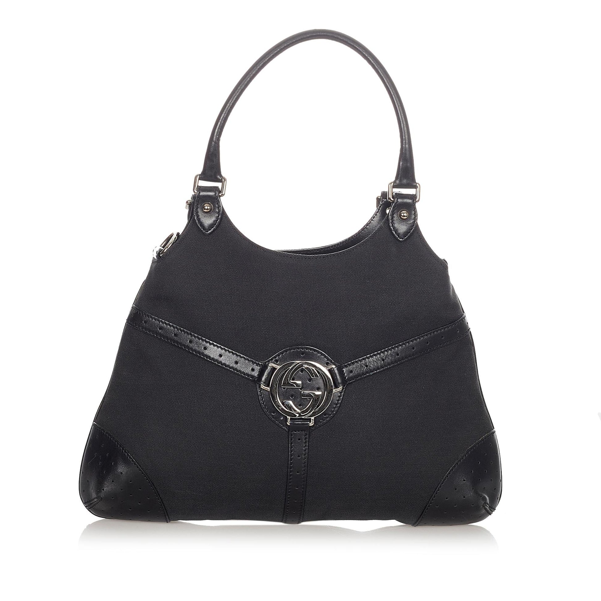 Gucci Reins SHG Canvas Black Shoulder Bag 5