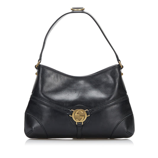 Gucci Reins SHG-HMeYMy Calf Black Shoulder Bag