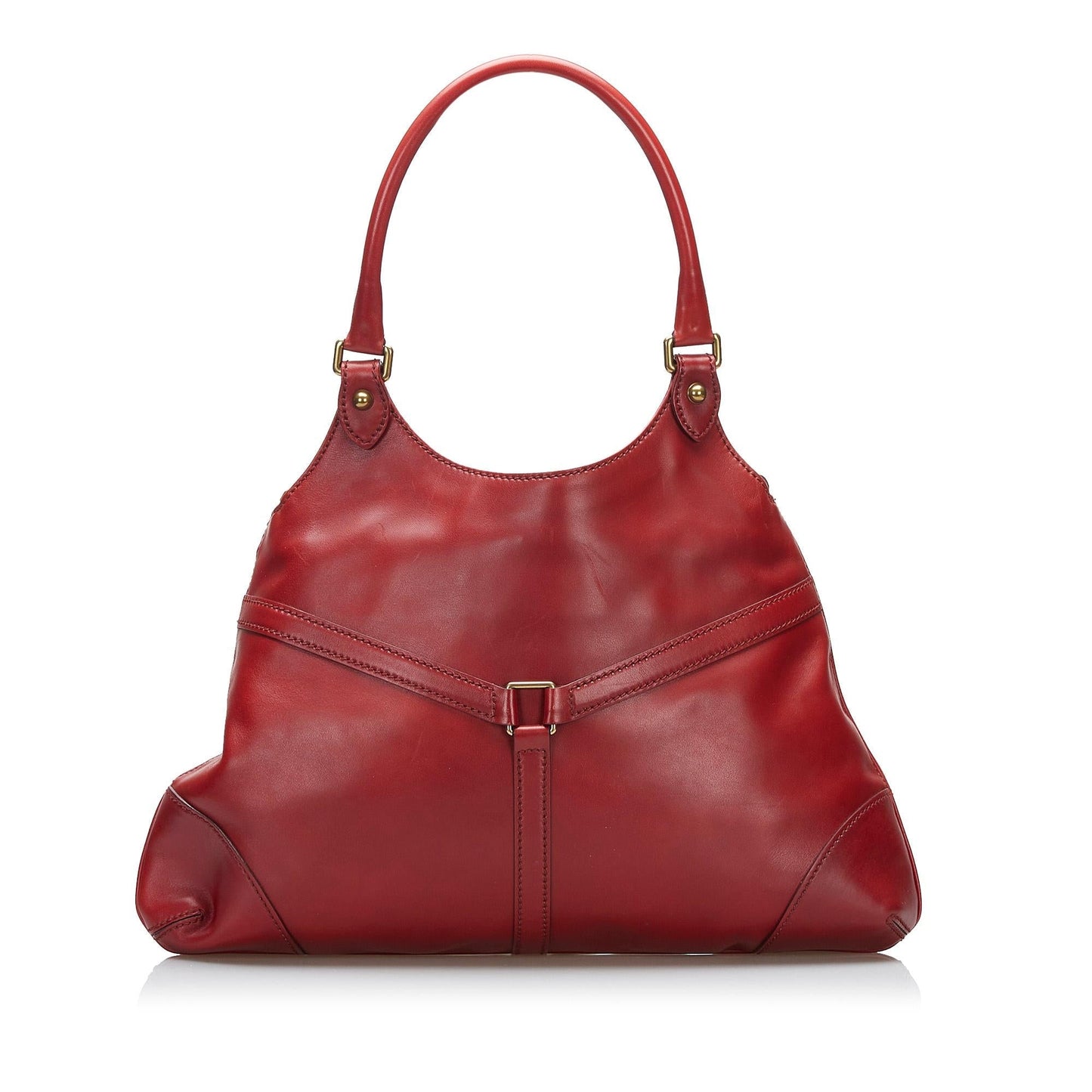 Gucci Reins SHG-6ZUH8u Calf Red Shoulder Bag