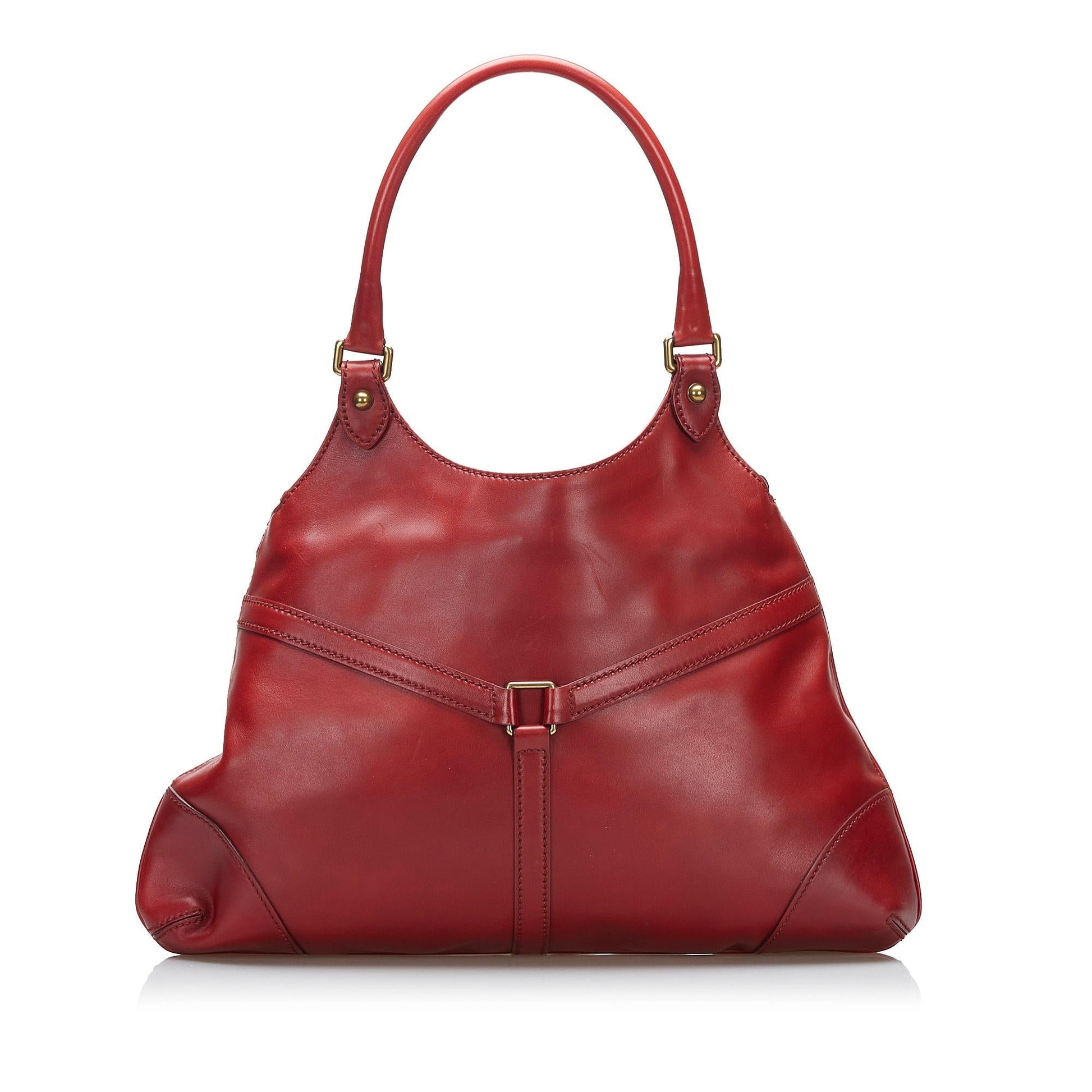Gucci Reins SHG-6ZUH8u Calf Red Shoulder Bag