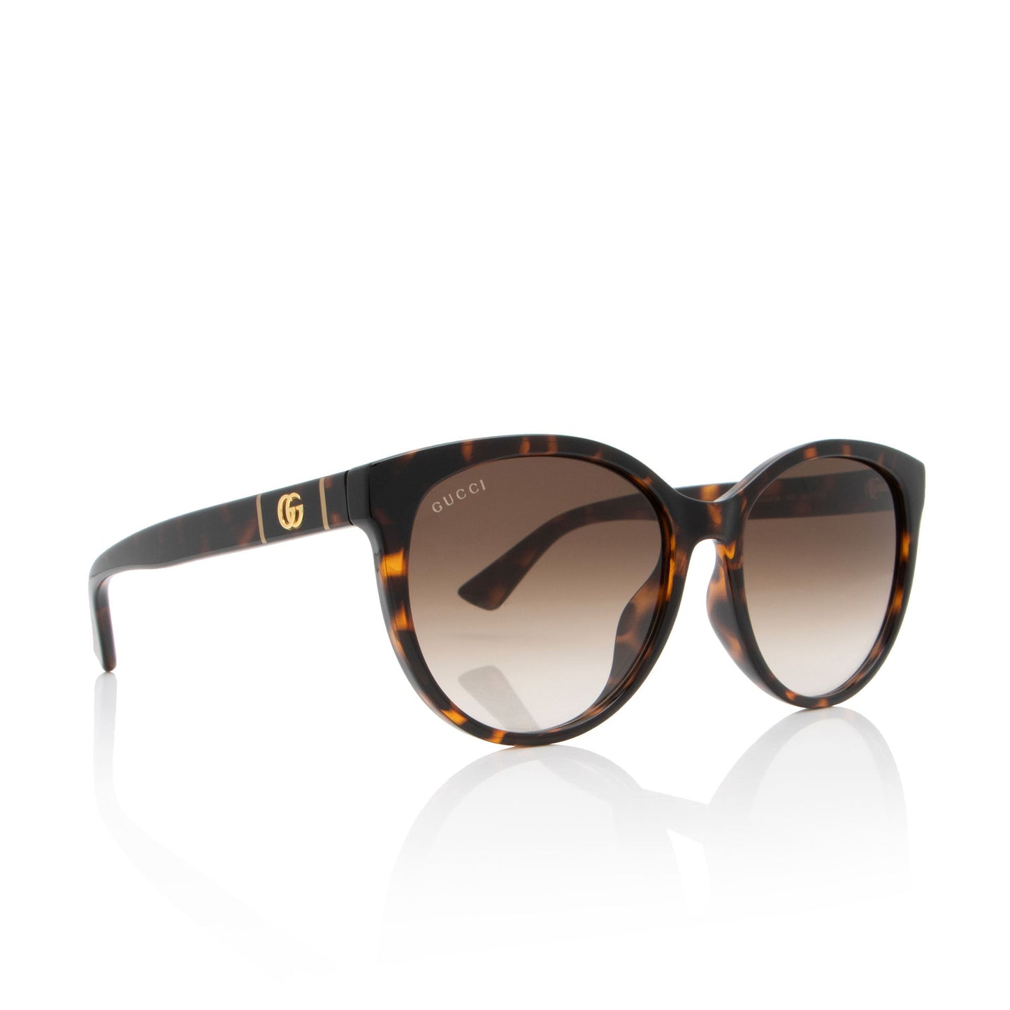 Gucci Round GG Sunglasses SHF-4opJsO Brown Accessory