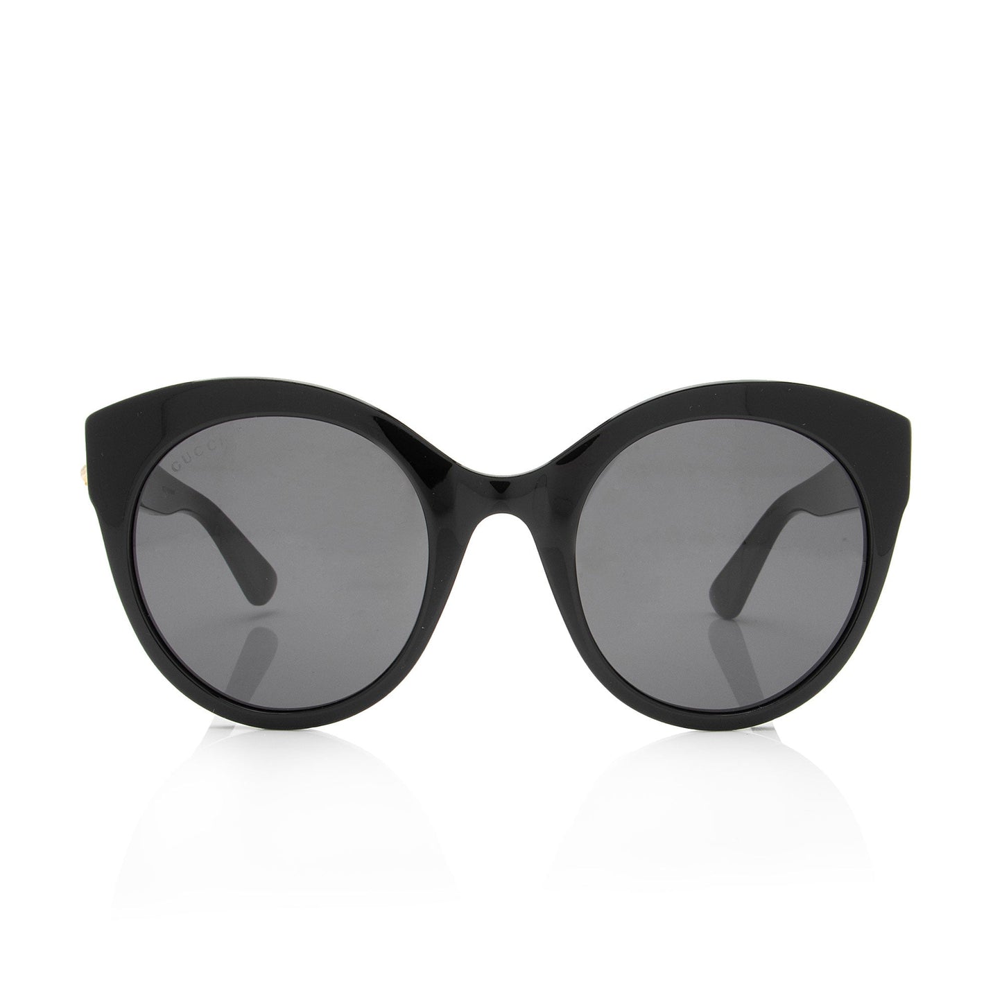 Gucci Round Interlocking GG Sunglasses SHF-BnCs8t Black Accessory