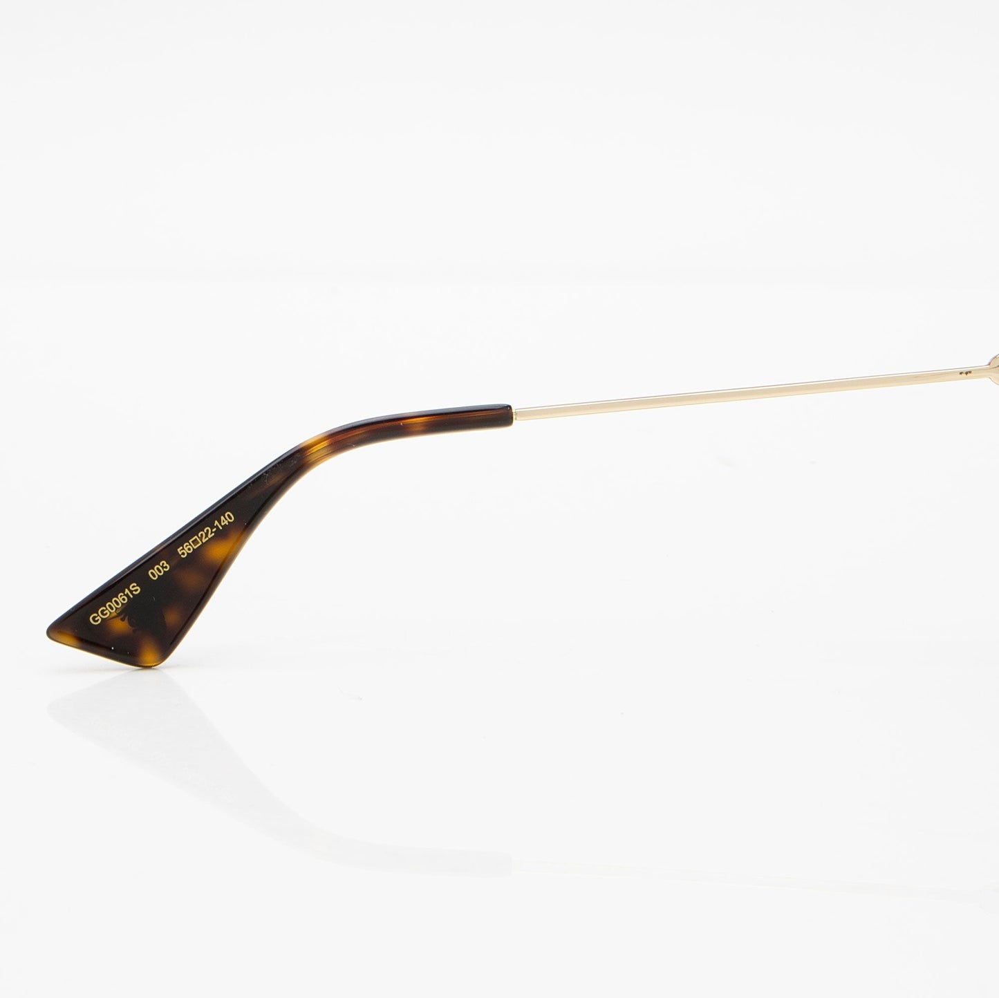 Gucci Round Aviator Sunglasses Red Green Gold Accessory