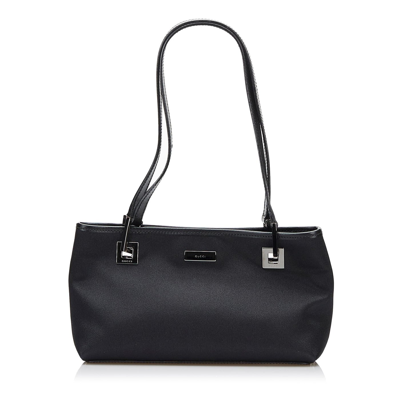 Gucci SHG-NnlyoT Satin Black Shoulder Bag