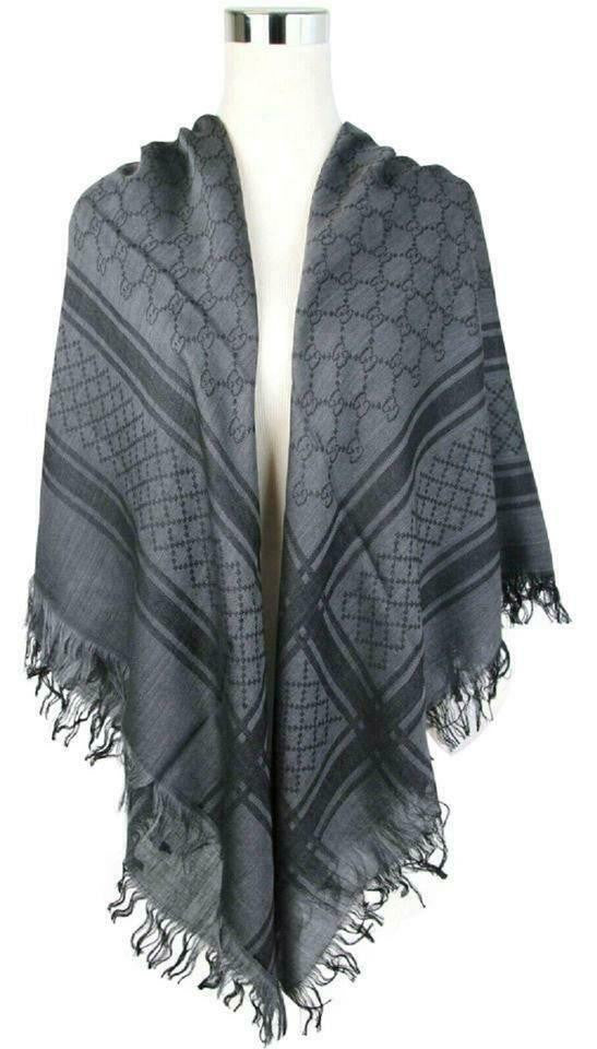 Gucci Shawl Scarf Diamante & GG