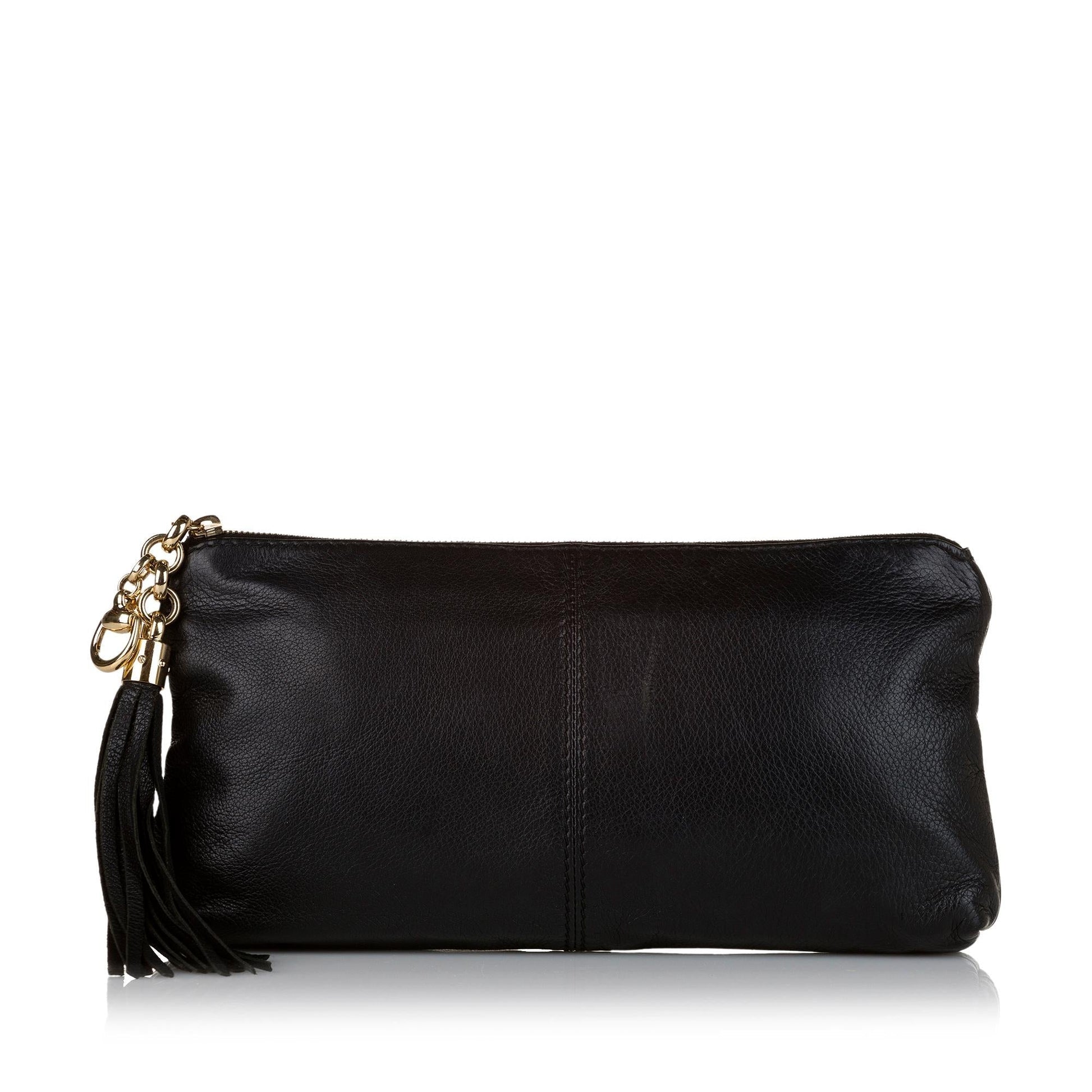 Gucci Sienna SHG Leather Black Clutch Bag