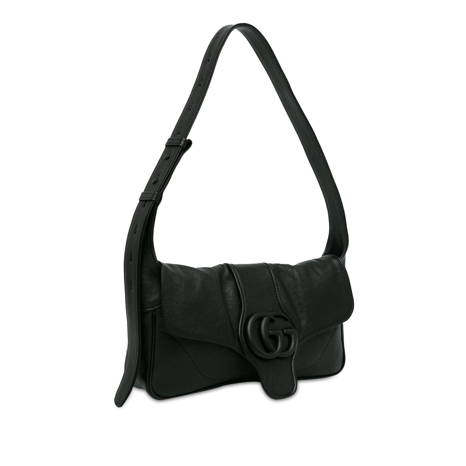 Gucci Aphrodite SHG-pn6k6i Calf Black Small Shoulder Bag