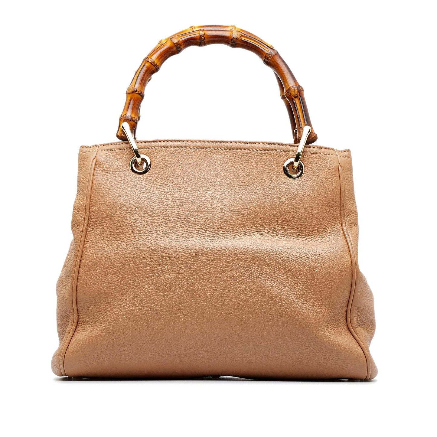 Gucci Bamboo Shopper SHG-csXgnx Calf Brown Small Satchel Bag