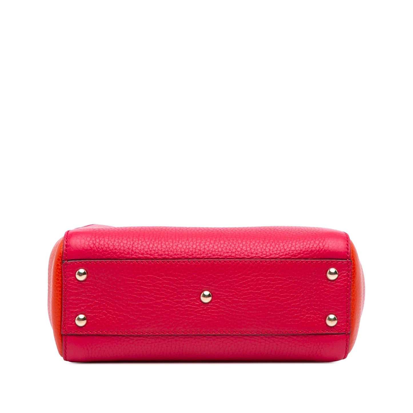 Gucci Bicolor Bamboo Shopper Calfskin Small Tote Bag