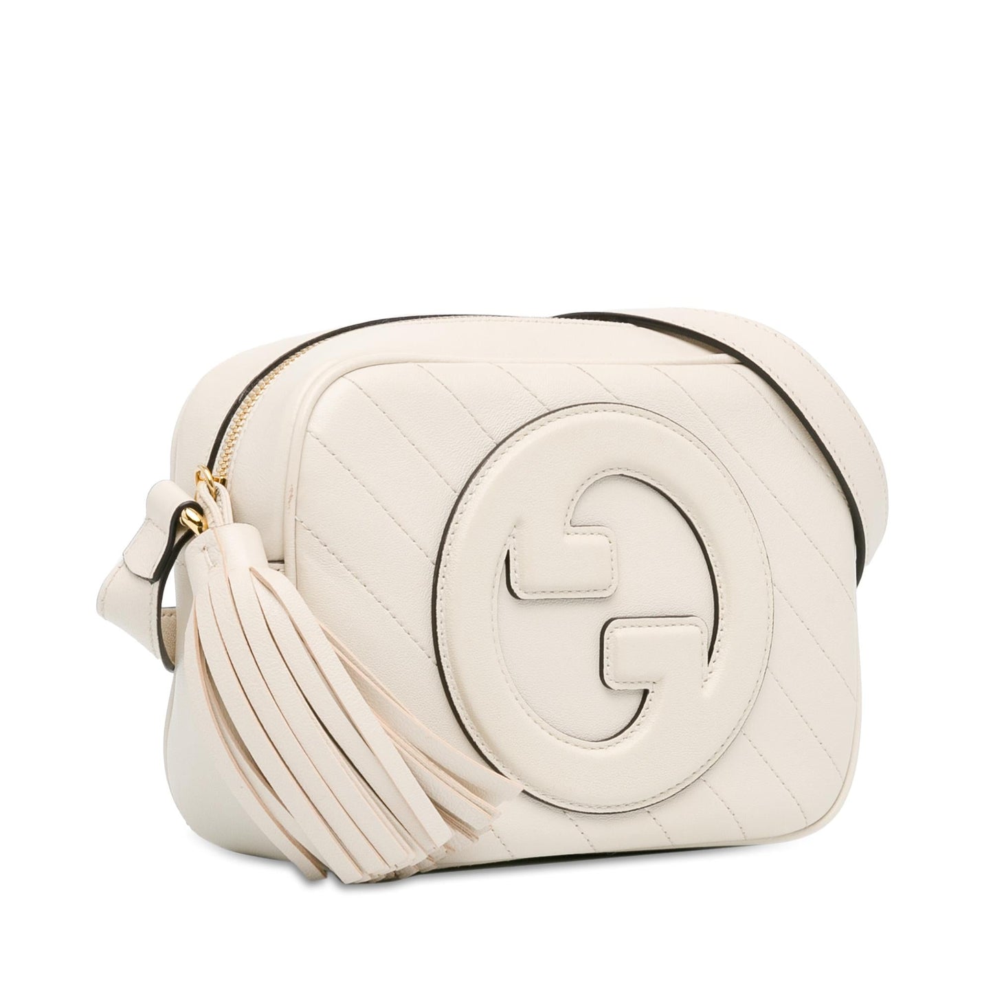 Gucci Blondie SHG-iqgDfe Calf White Small Crossbody Bag