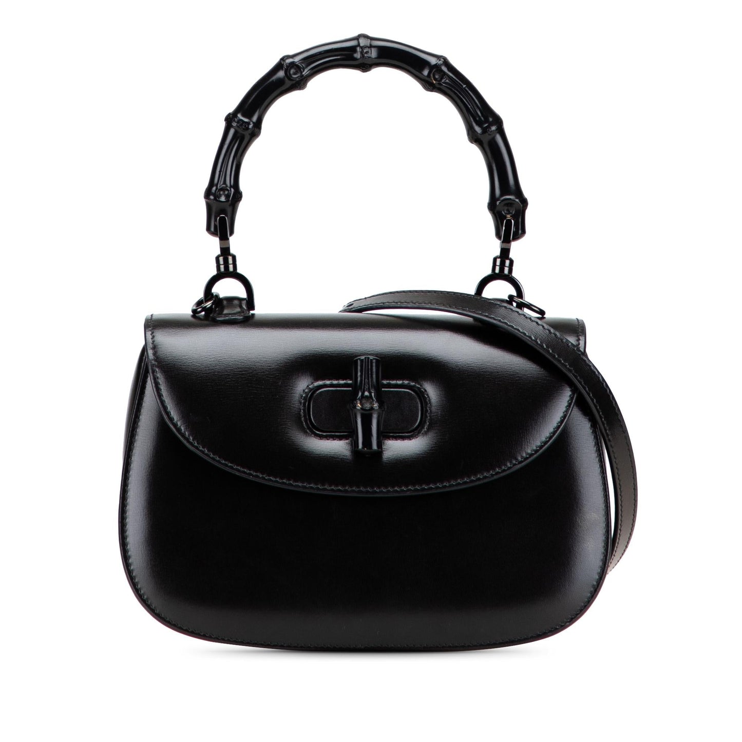 Gucci Bamboo Calfskin Small Top Handle Travel Bag