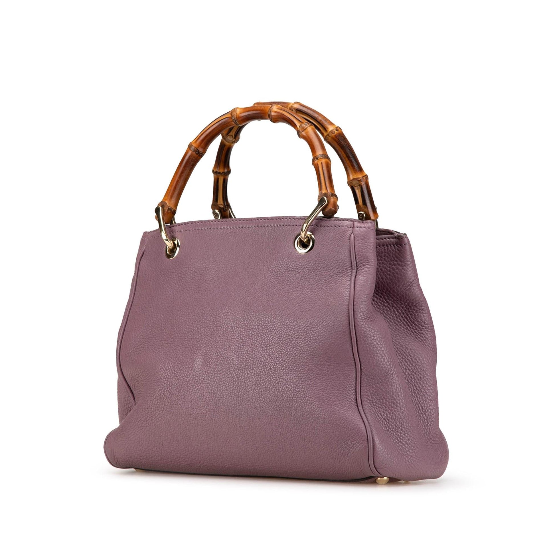Gucci Bamboo Shopper Calf Calfskin Small Satchel Bag Satchel 2