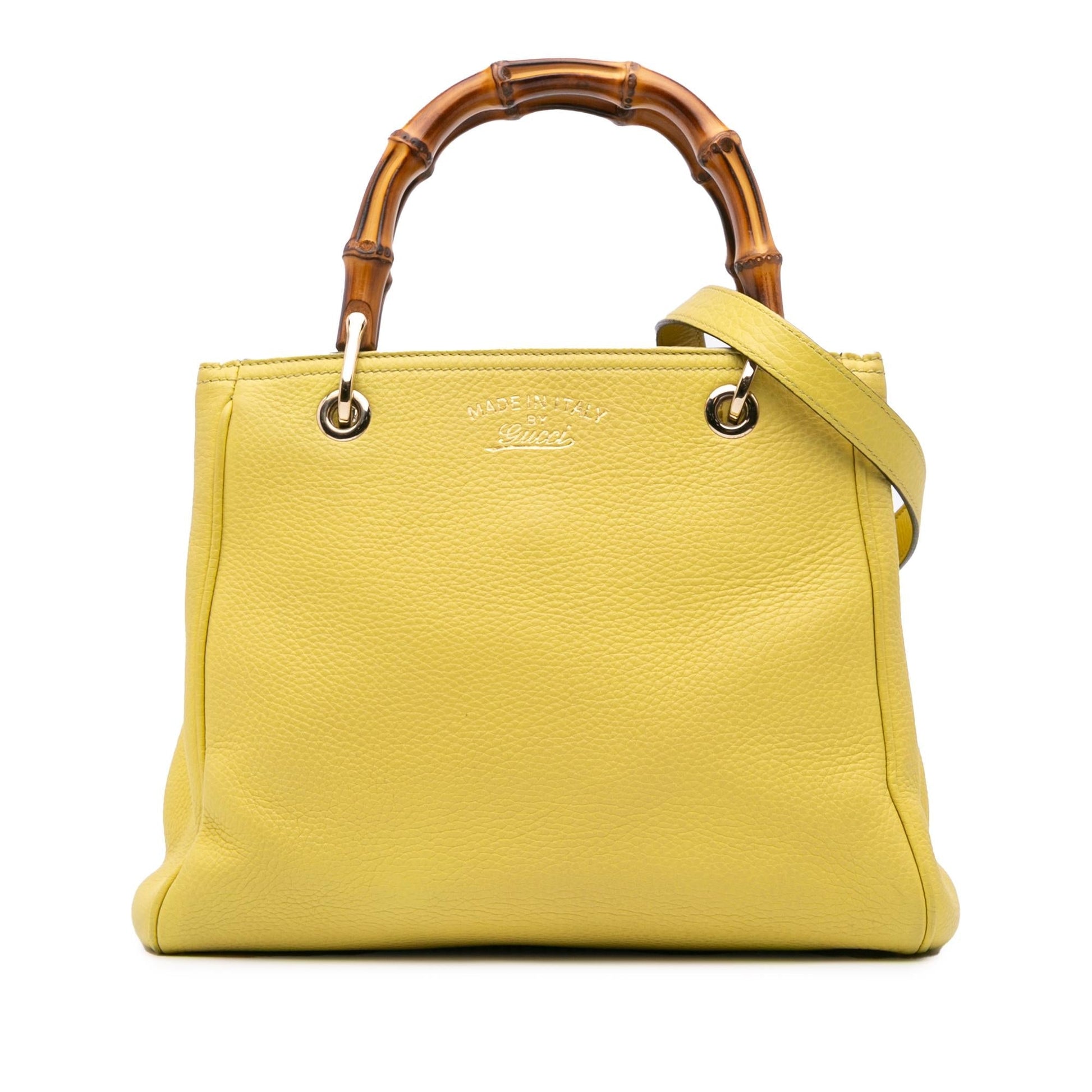 Gucci Bamboo Shopper Calf Calfskin Small Satchel Bag Satchel 3