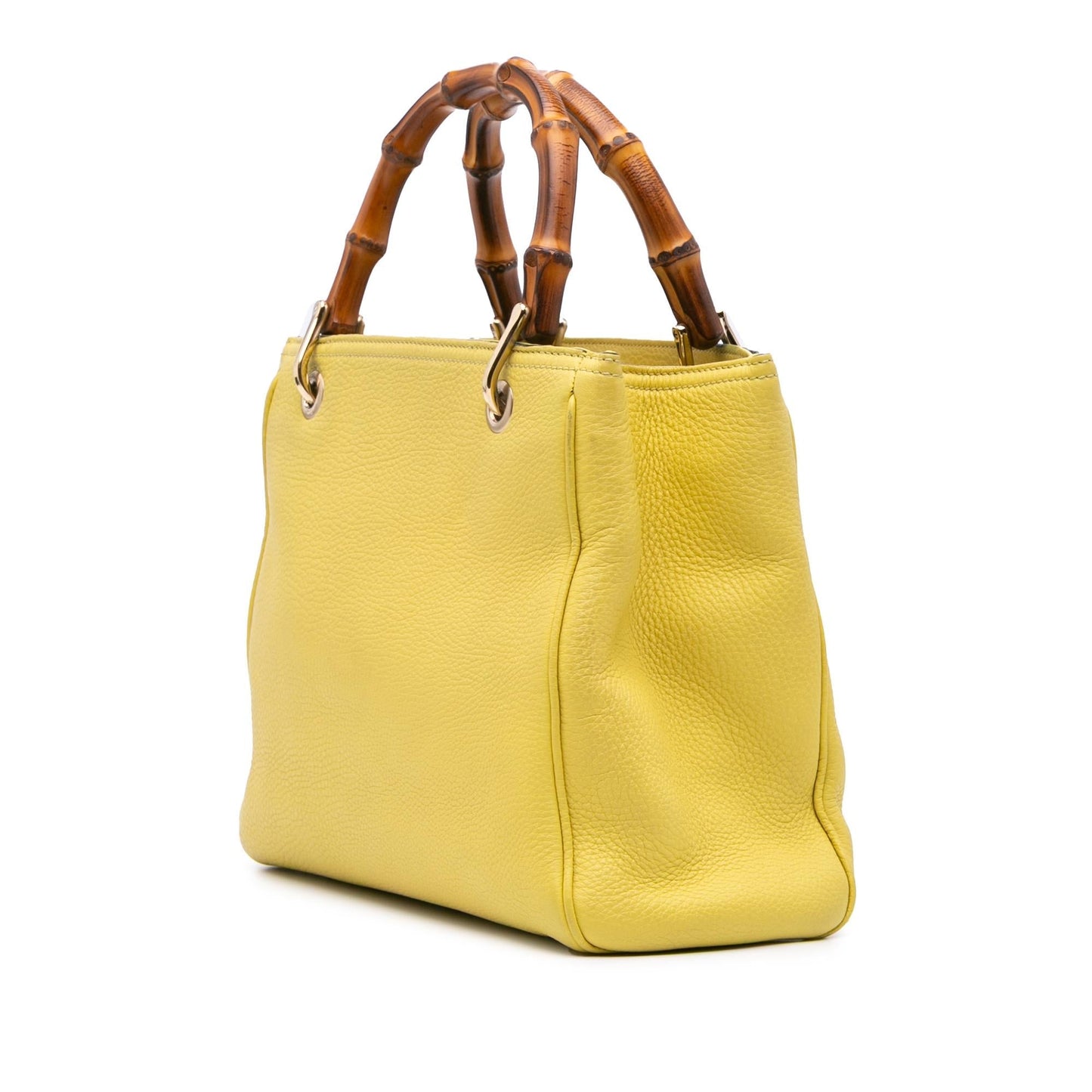 Gucci Bamboo Shopper Calf Calfskin Small Satchel Bag Satchel 3