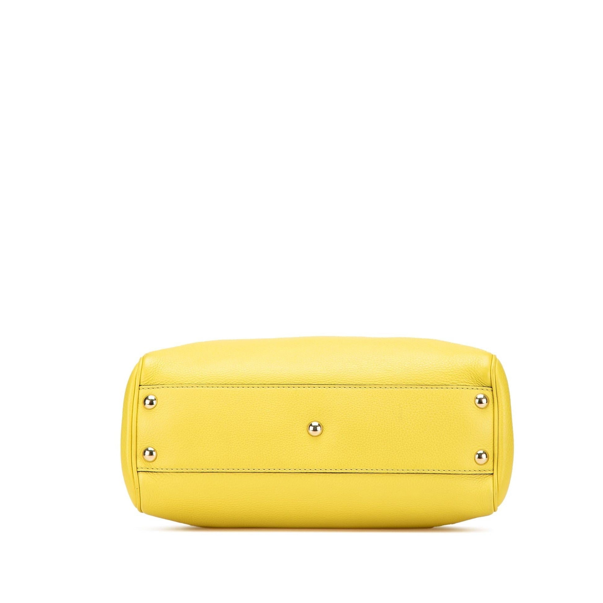 Gucci Bamboo Shopper Calf Calfskin Small Satchel Bag