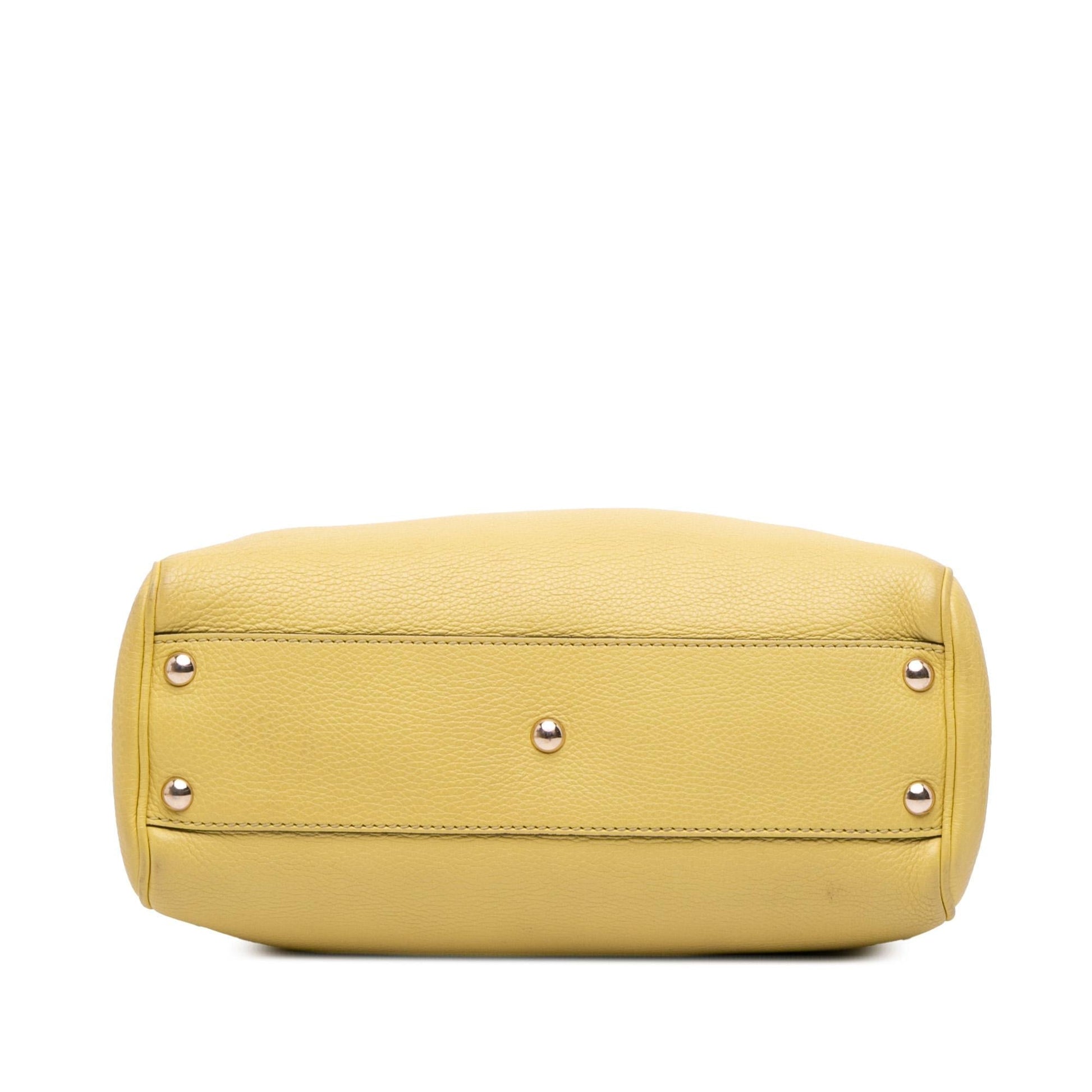 Gucci Bamboo Shopper Calf Calfskin Small Satchel Bag Satchel 19