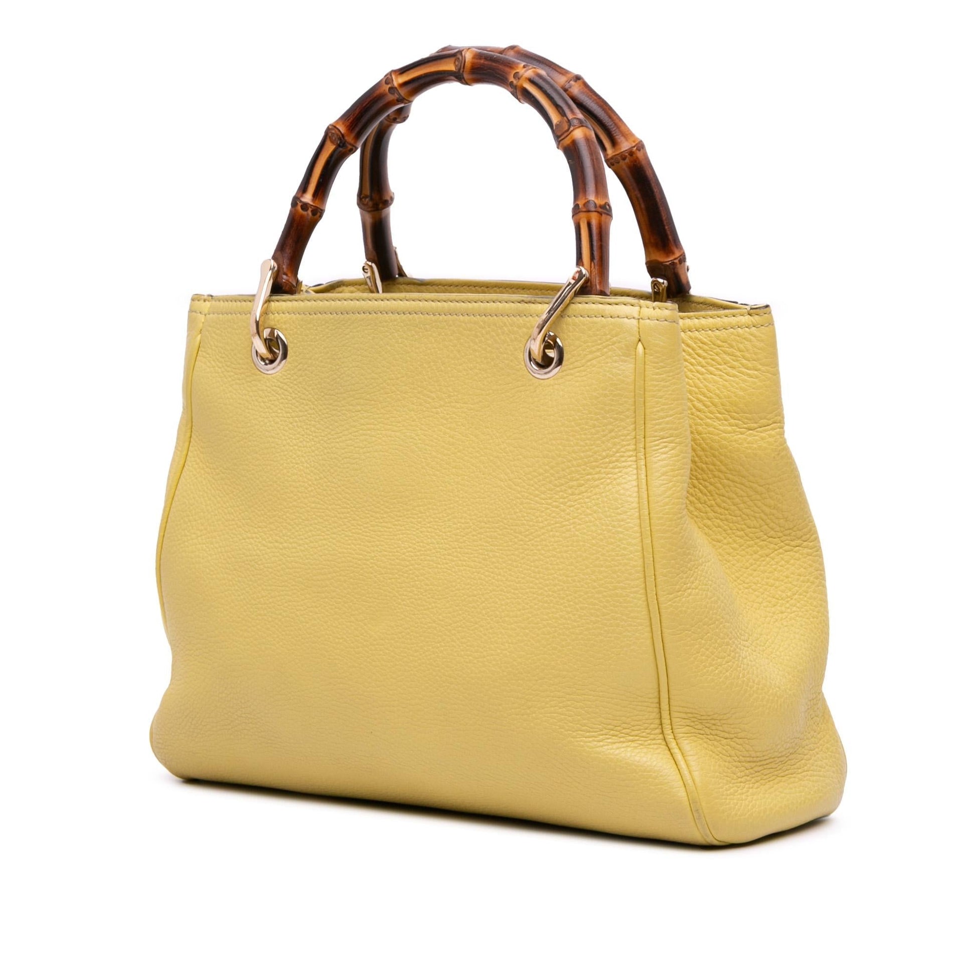 Gucci Bamboo Shopper Calf Calfskin Small Satchel Bag Satchel 19