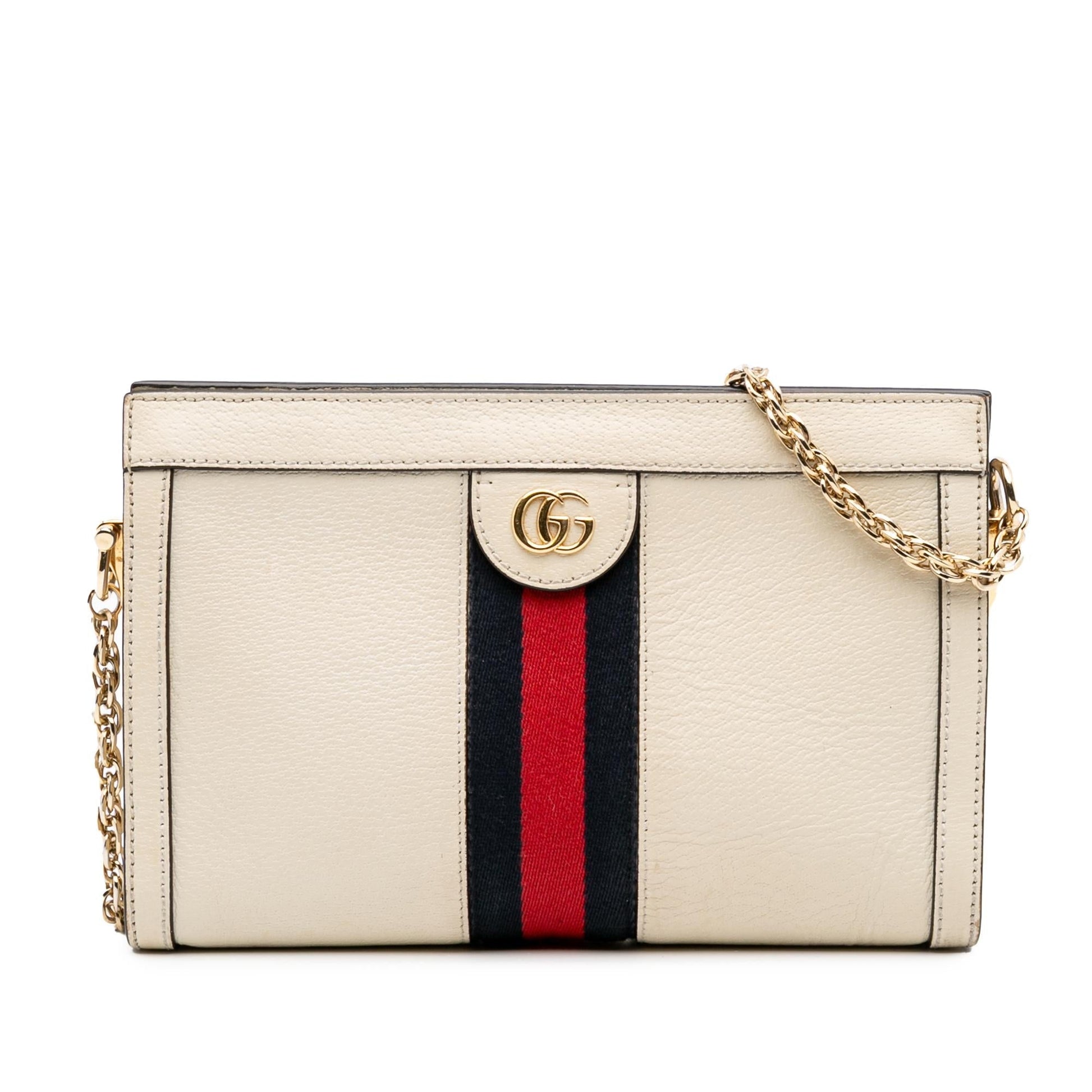 Gucci Ophidia Calfskin Small Chain Crossbody Bag