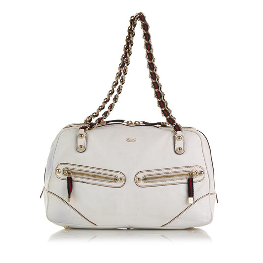 Gucci Capri SHG-e3FxIu Calf White Small Shoulder Bag