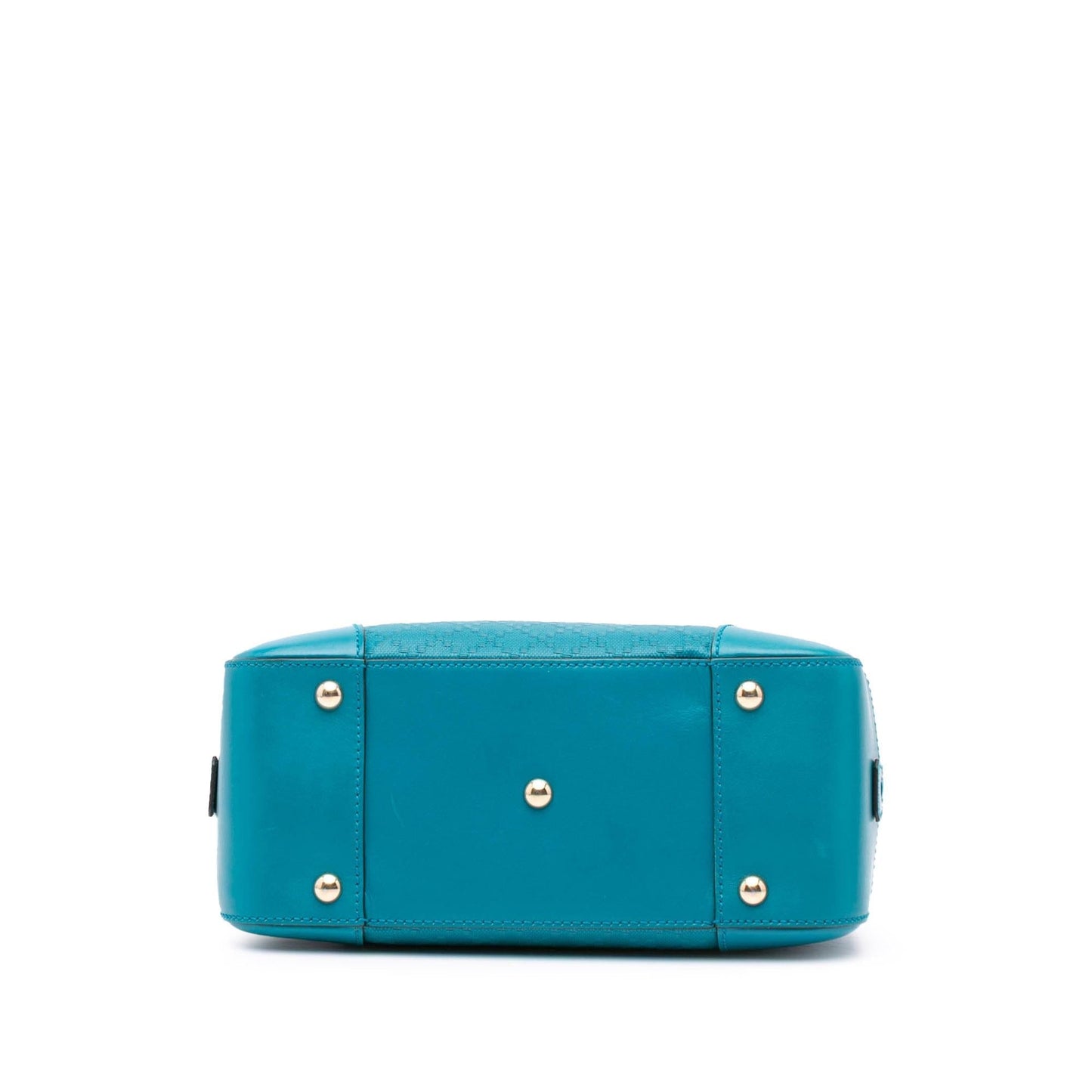 Gucci Diamante Bright Leather Calf Blue Small Satchel Bag
