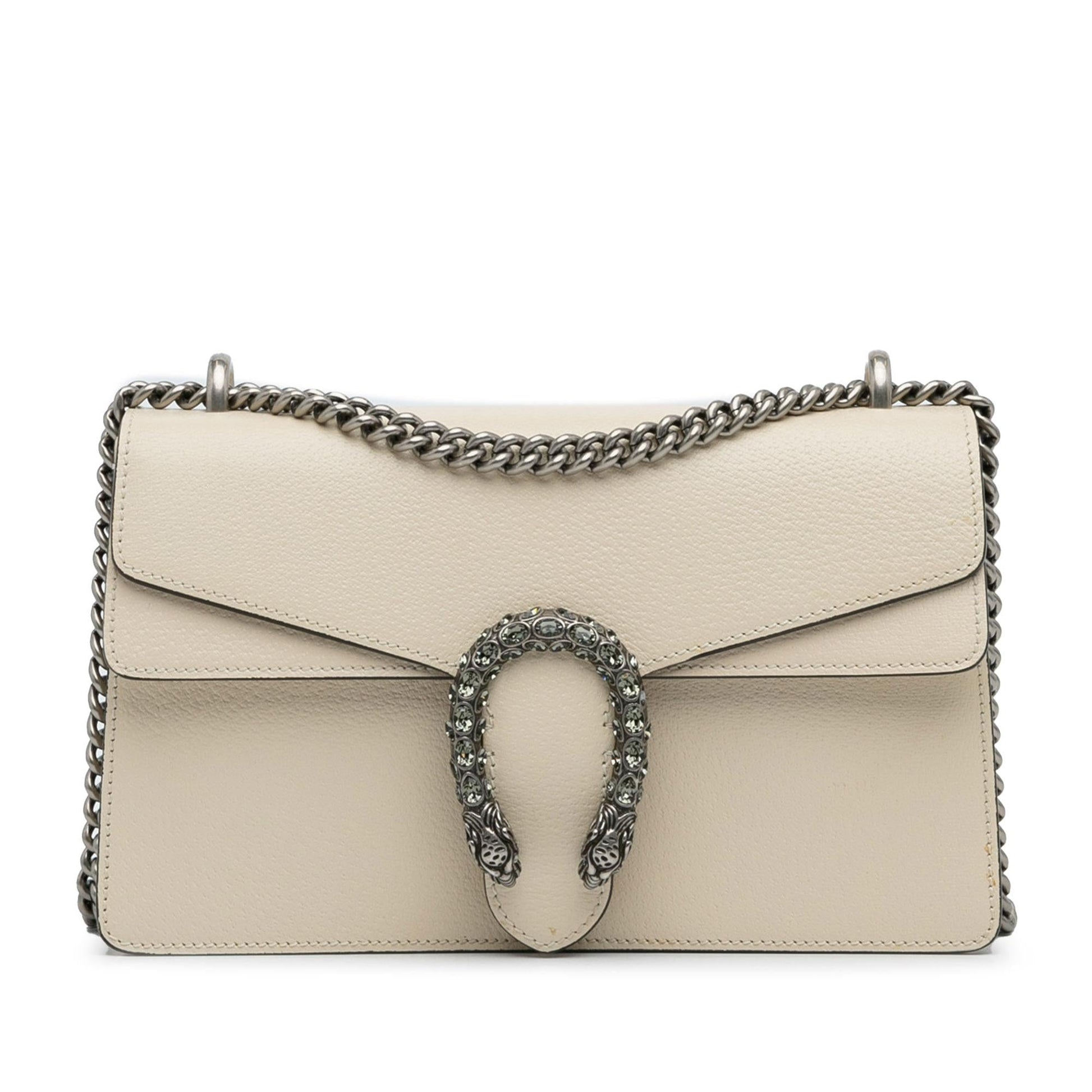 Gucci Dionysus SHG-HheTdW Calf White Small Shoulder Bag