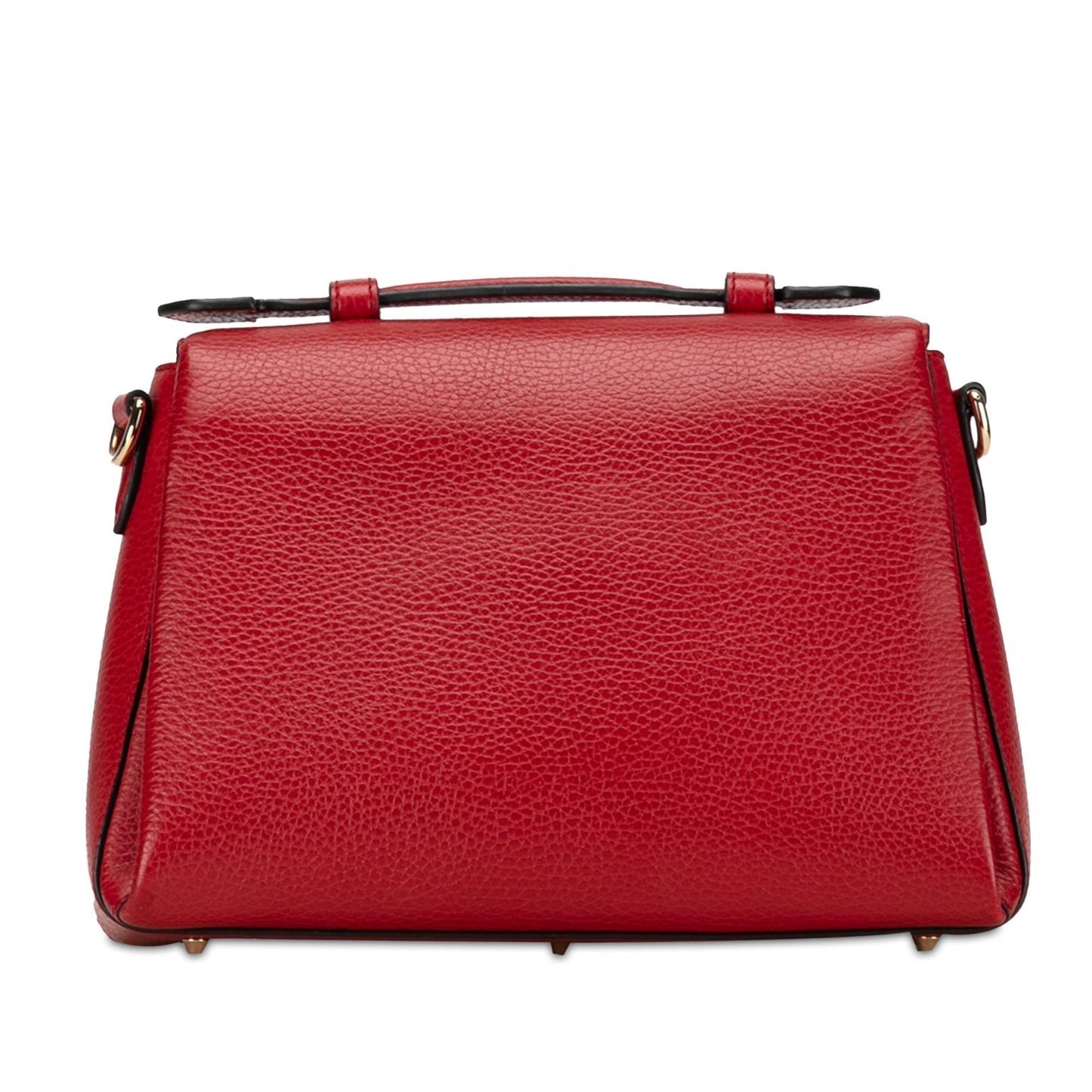Gucci Dollar Interlocking G SHG-TeRbj3 Calf Red Small Satchel Bag