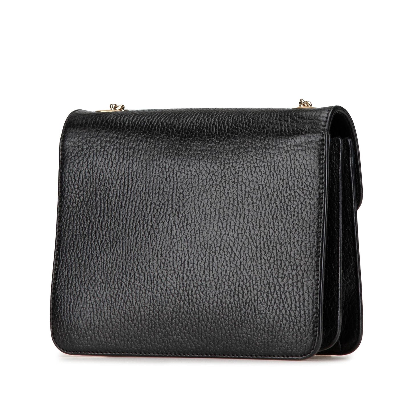 Gucci Dollar Interlocking G Calf Calfskin Black Small Crossbody Bag Crossbody 1